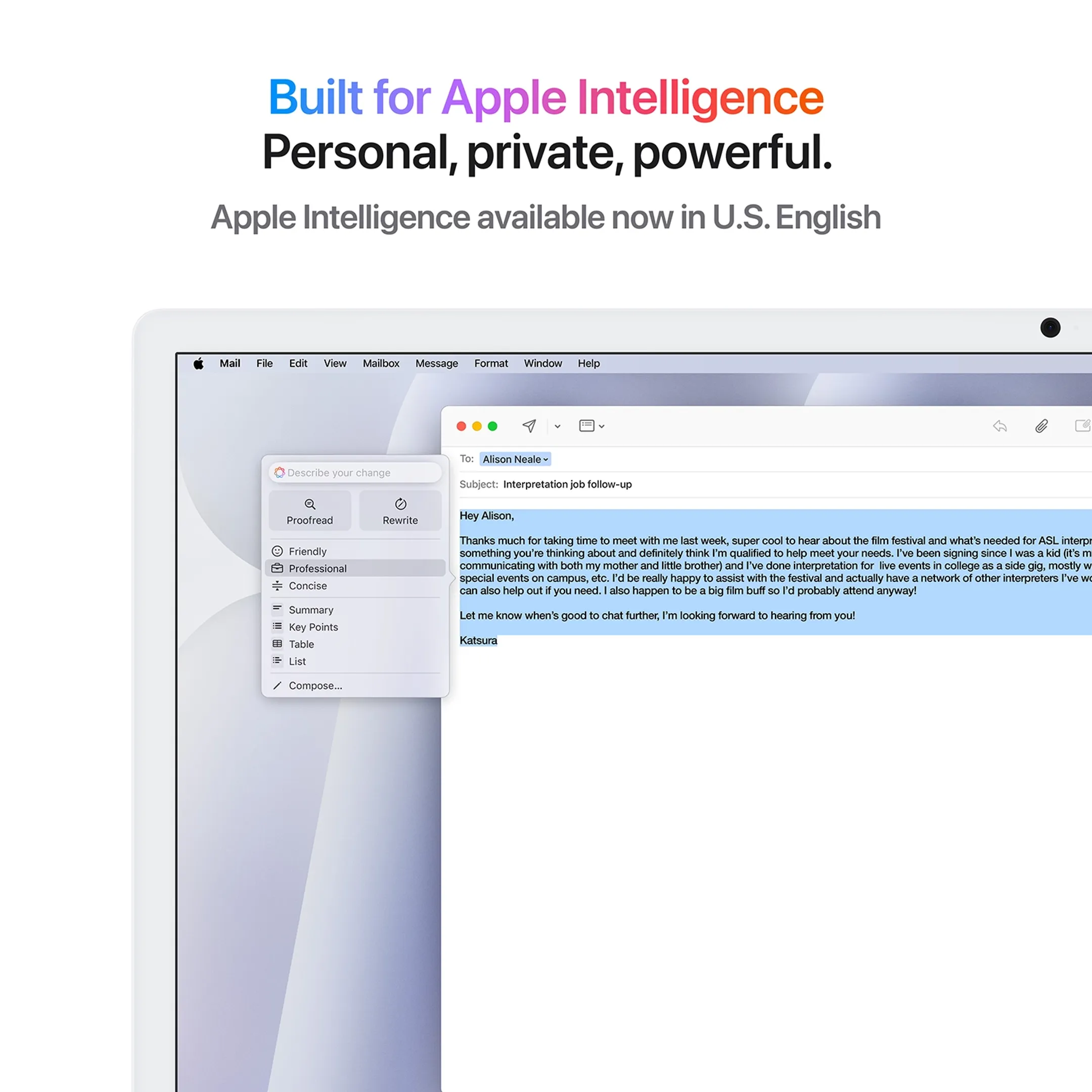 Apple iMac 24" Nanotextuur M4 (8-core CPU & 8-core GPU) 256 GB - 16 GB Zilver image