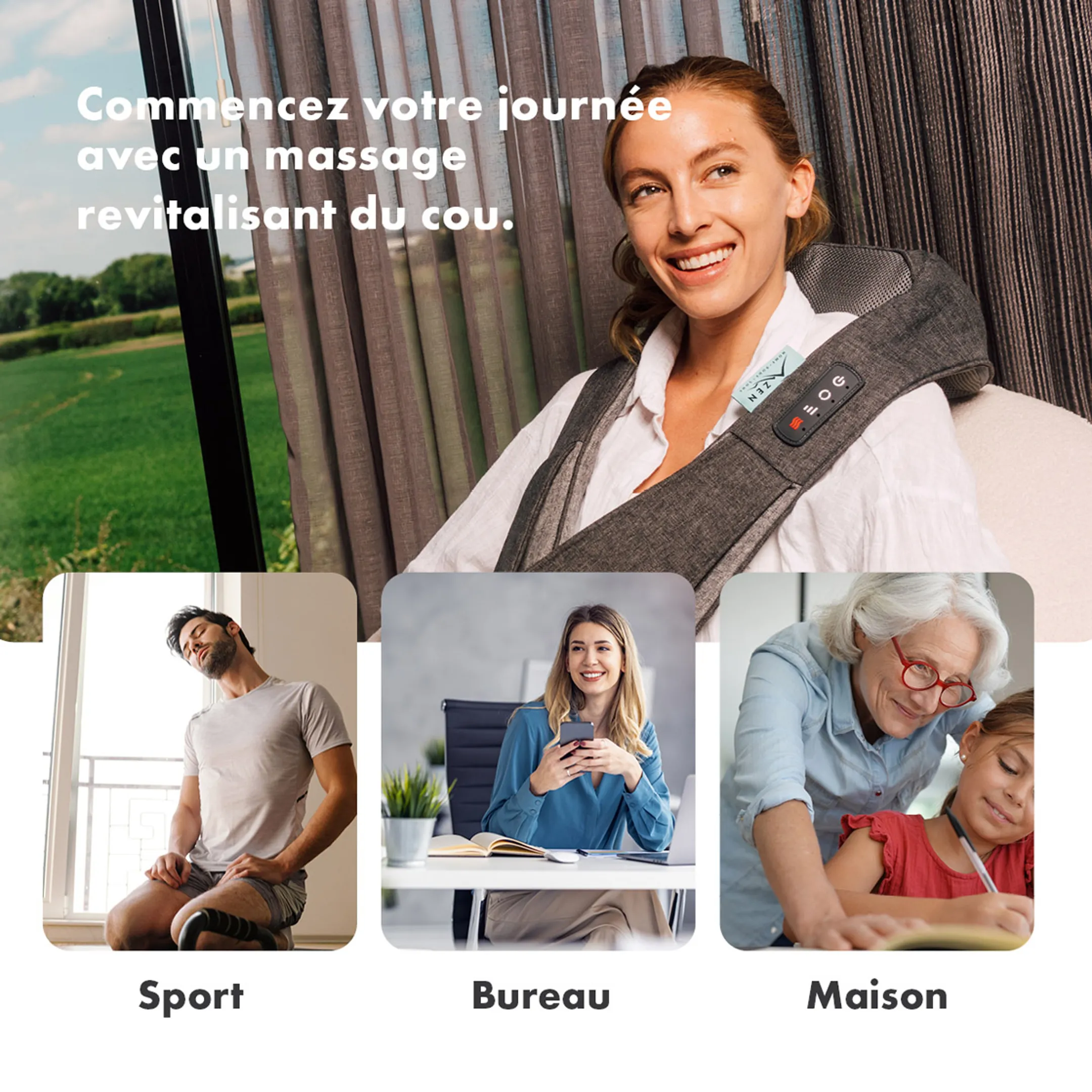 CREATIVE ZEN Massage cou & épaules PG-ZEN-N1-MH image