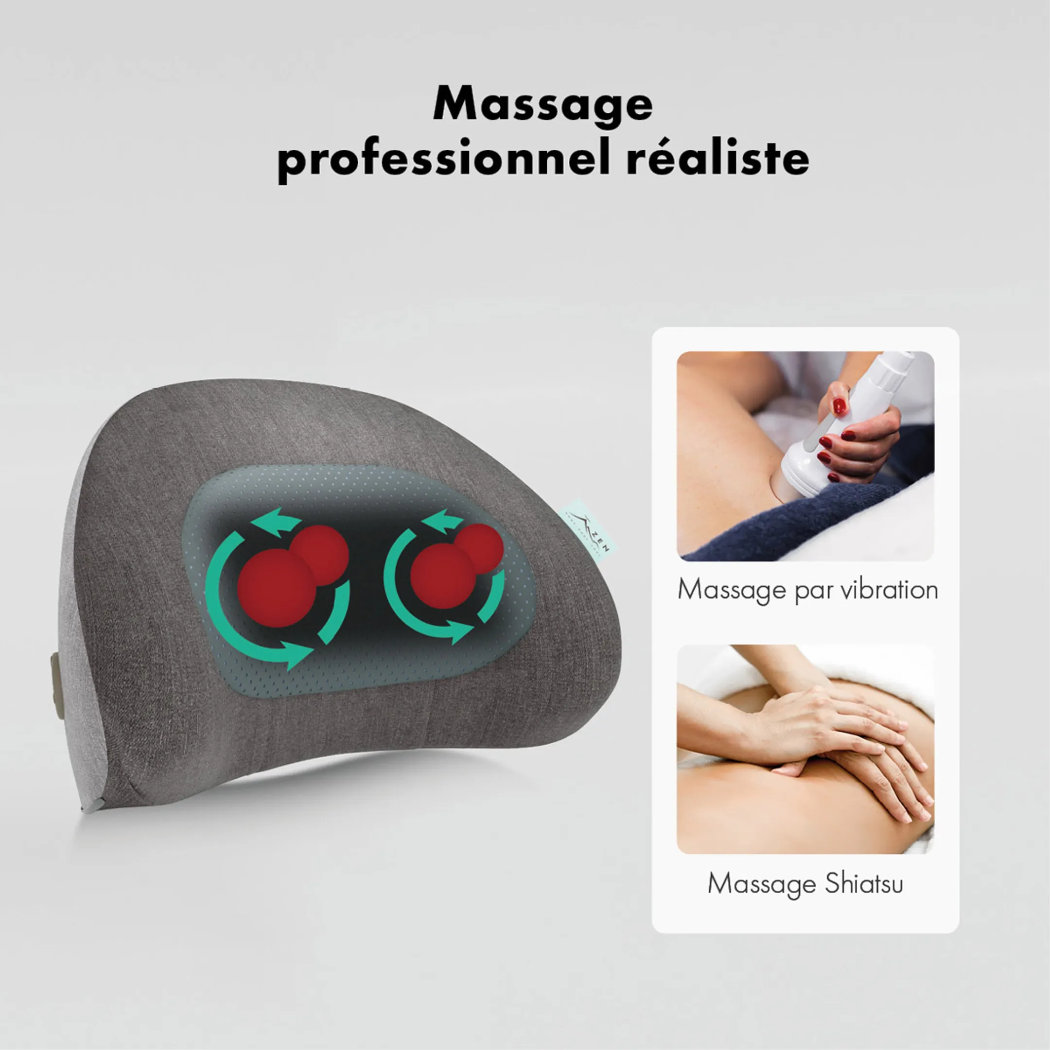 CREATIVE ZEN Coussin de massage polyvalent Denali PG-ZEN-N2-DN image