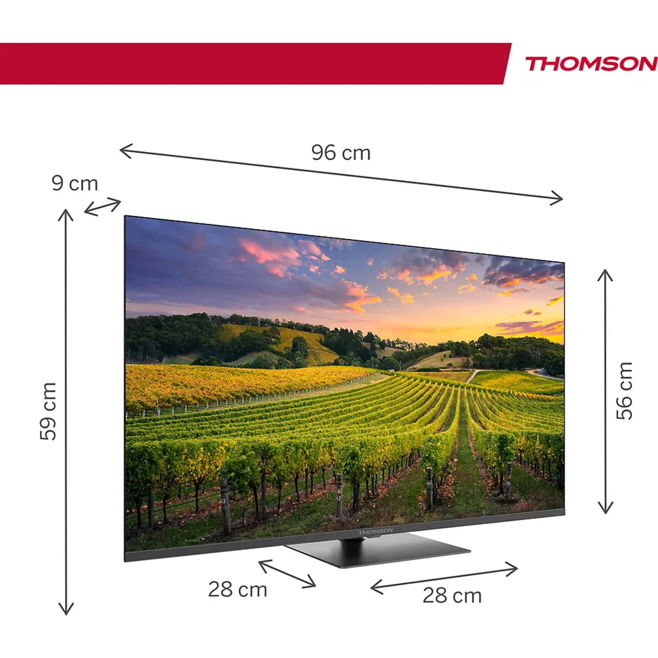 Thomson TV QLED 4K 43QG5C14 (2024) - 43 pouces image