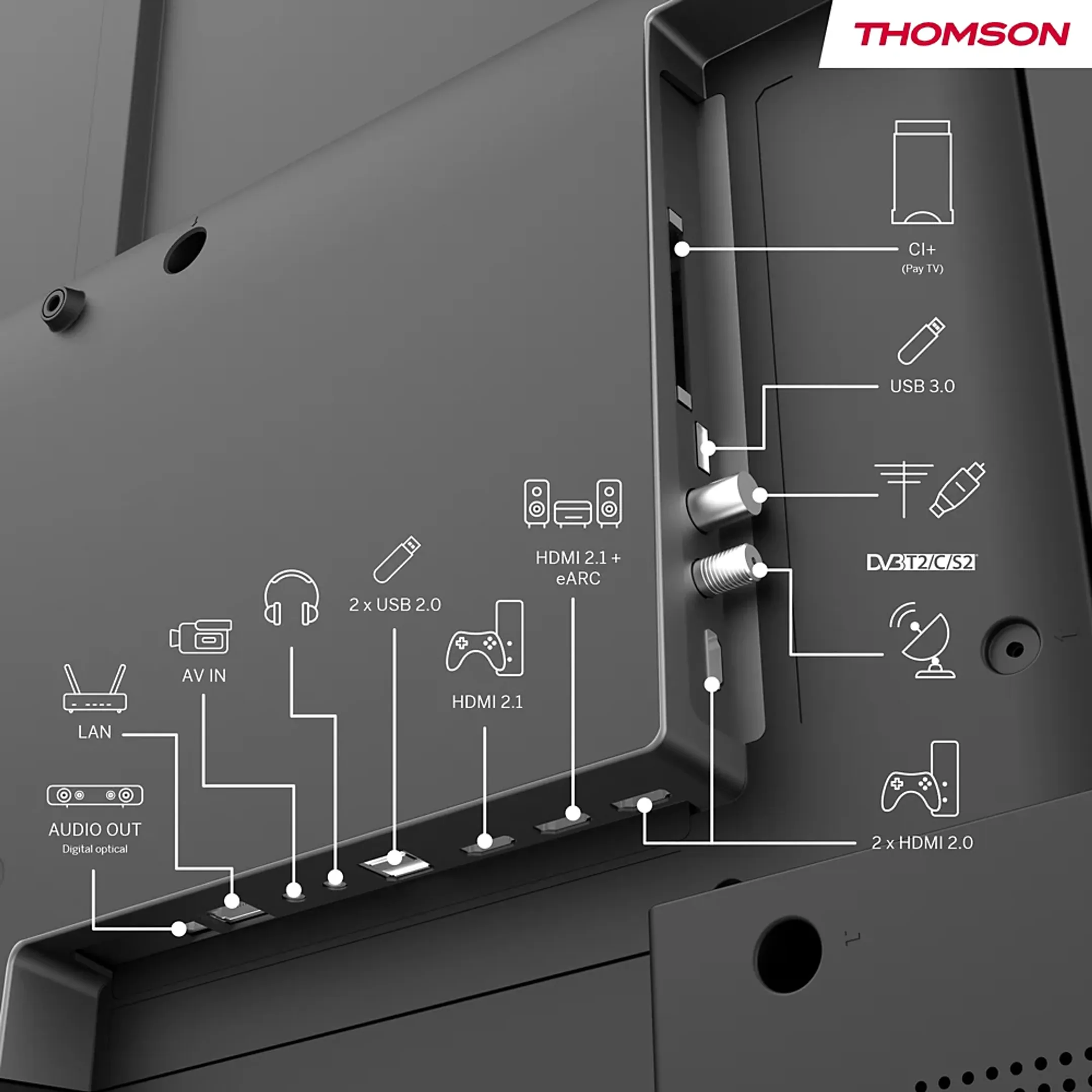 Thomson TV QLED 4K 43QG5C14 (2024) - 43 pouces image