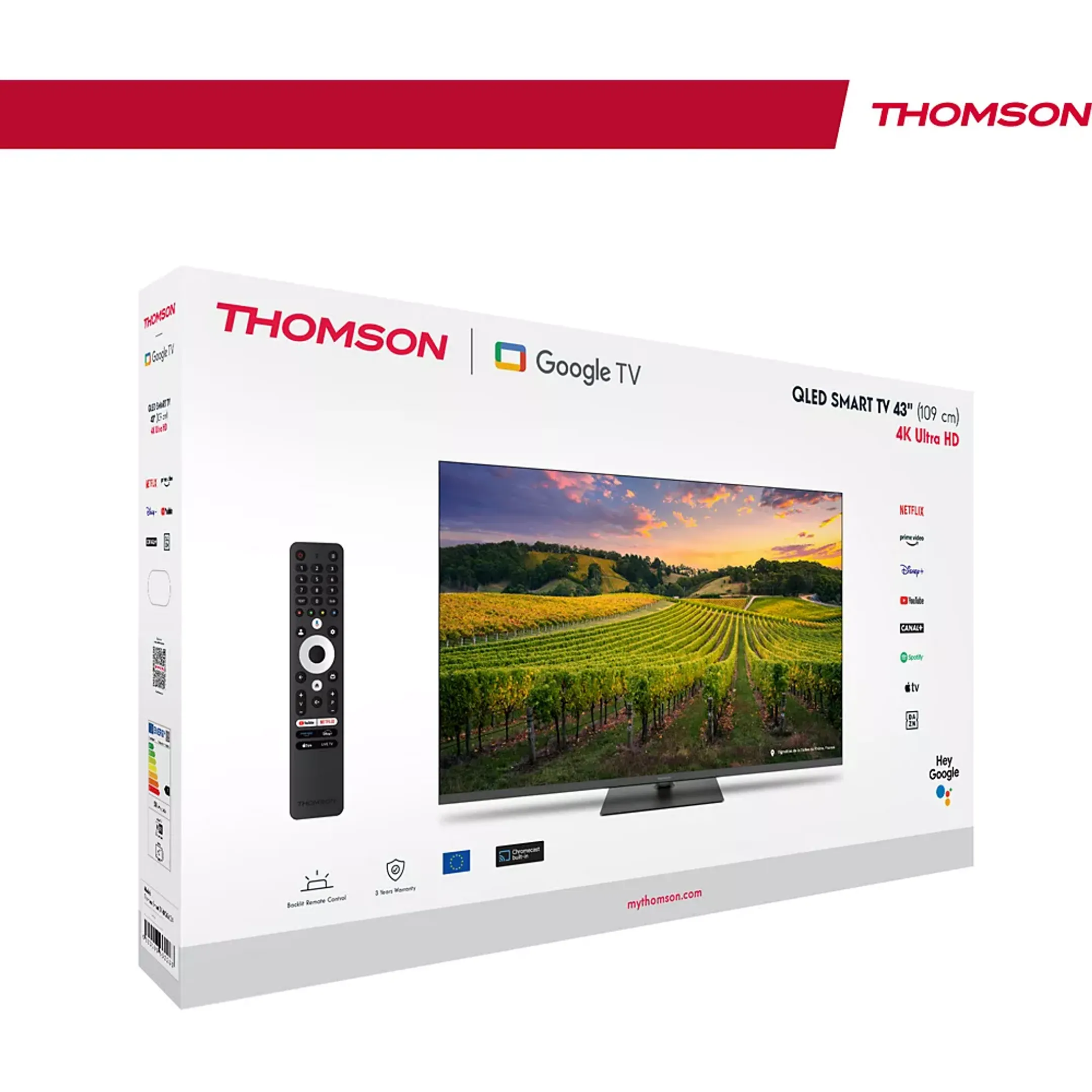 Thomson TV QLED 4K 43QG5C14 (2024) - 43 pouces image
