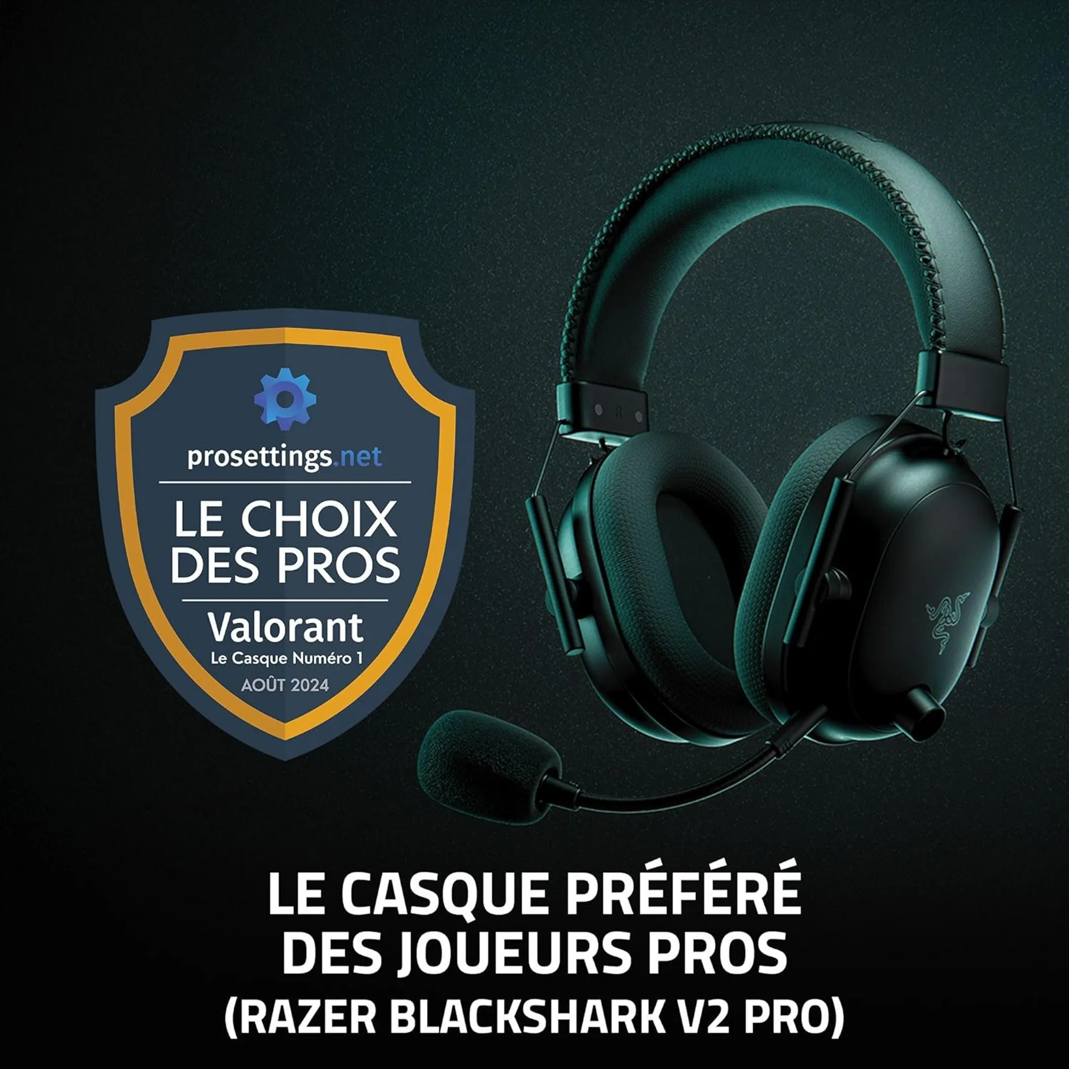 Razer Casque gaming BlackShark V2 Pro - Noir image