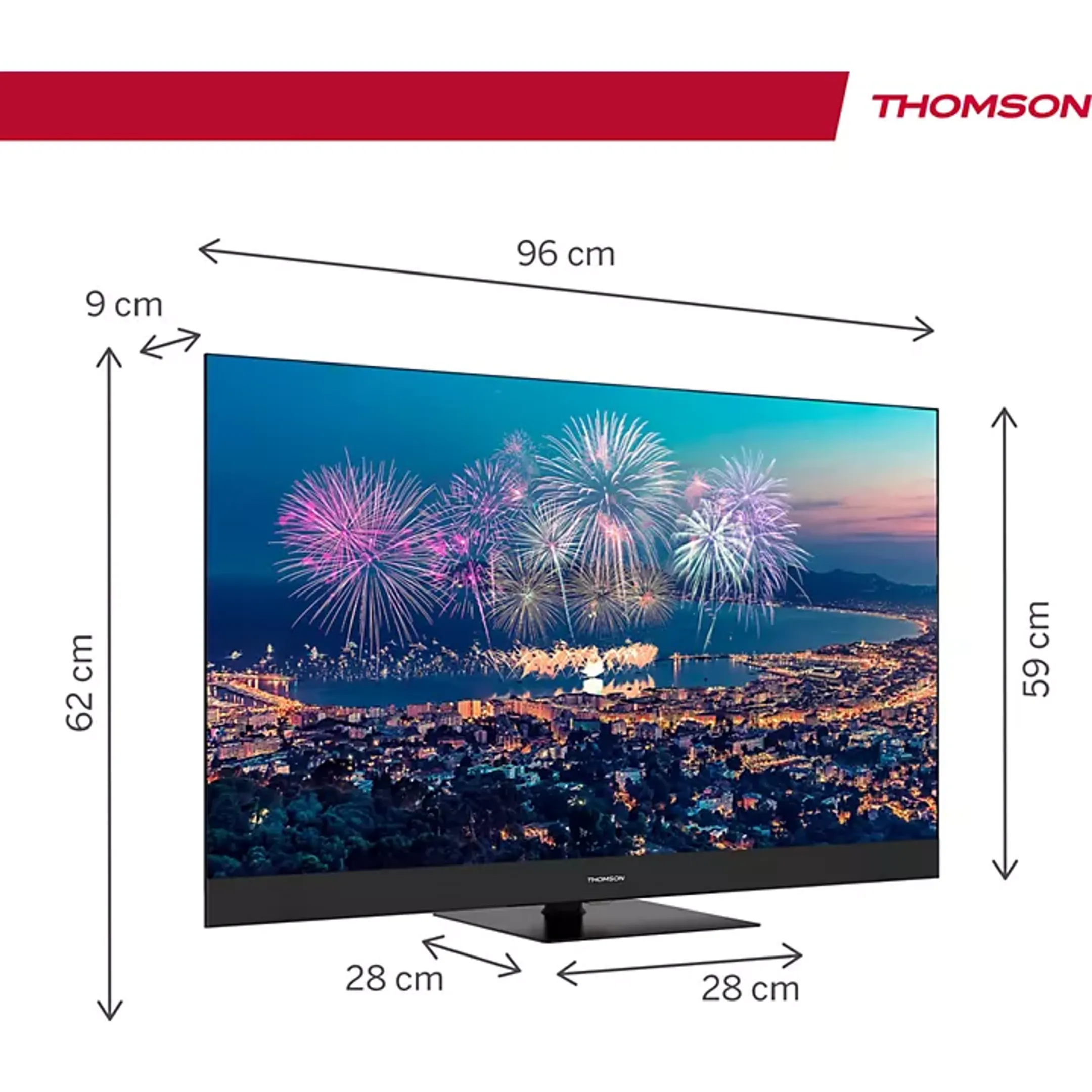 Thomson TV QLED 4K 43QG6C14 (2024) - 43 pouces image