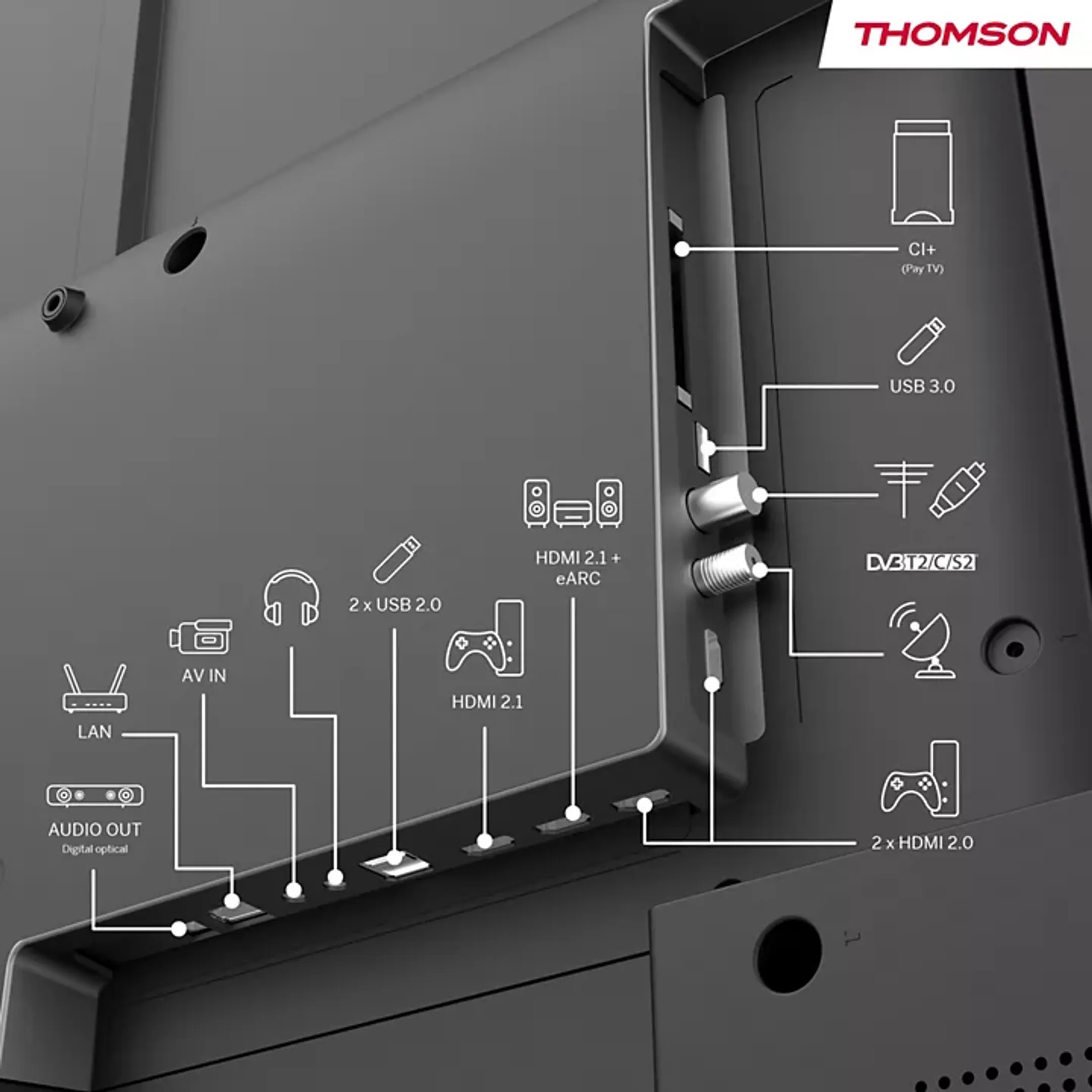 Thomson TV QLED 4K 43QG6C14 (2024) - 43 pouces image