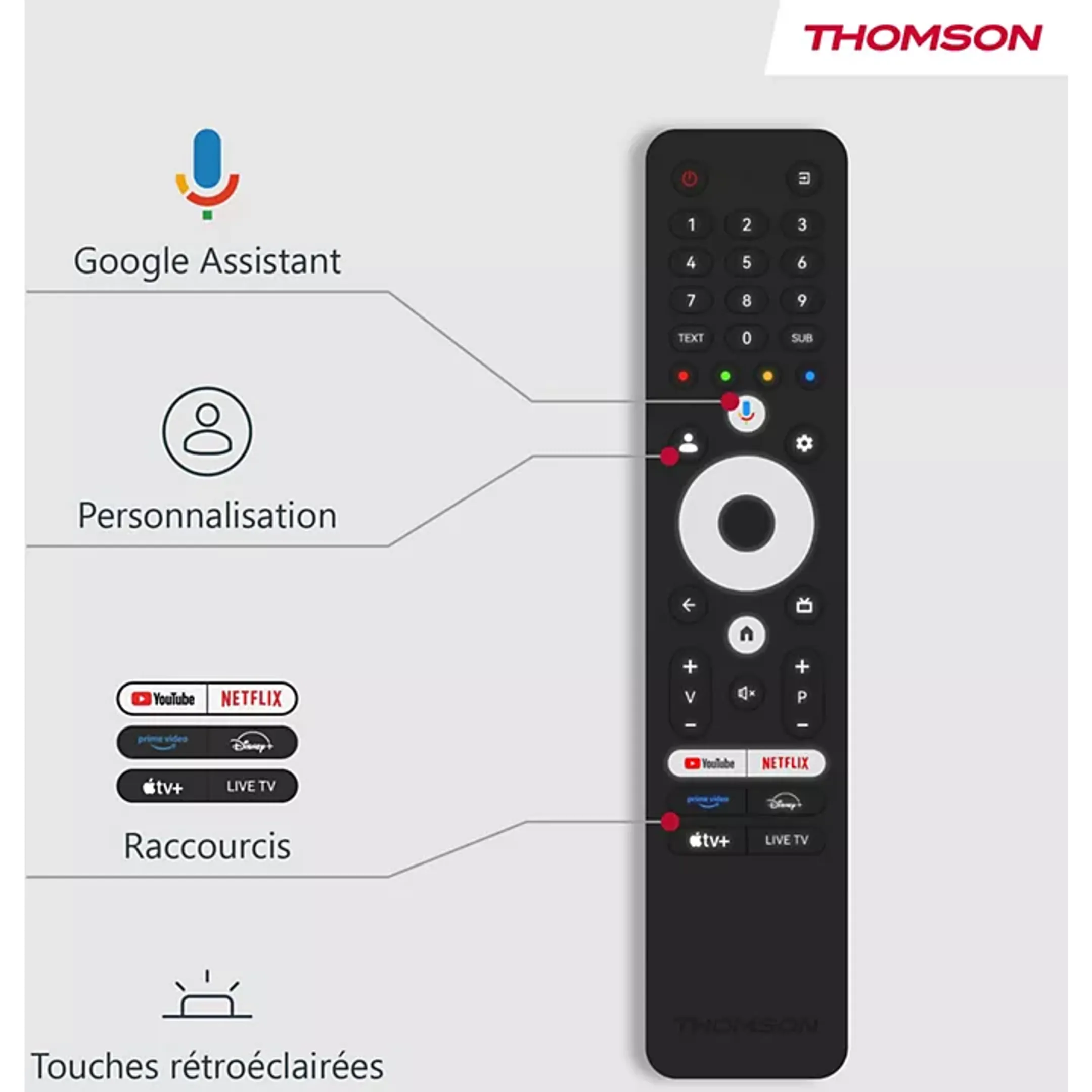 Thomson TV QLED 4K 43QG6C14 (2024) - 43 pouces image