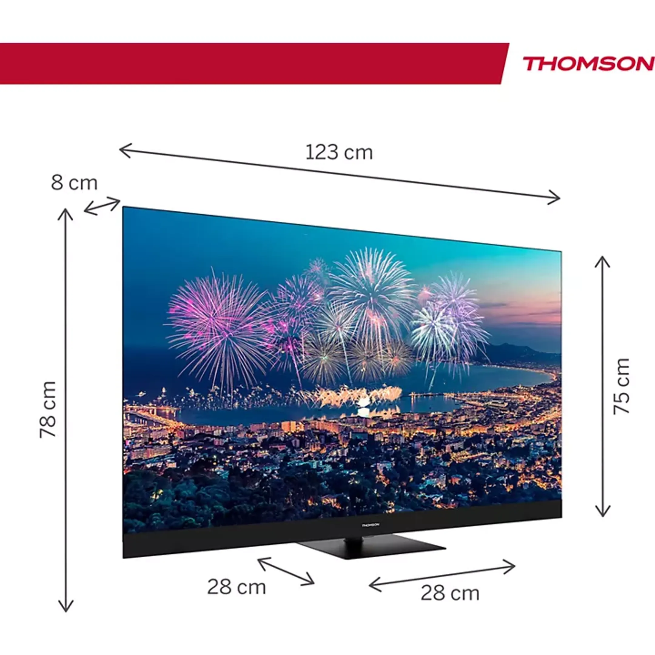 Thomson QLED TV 4K 55QG6C14 (2024) - 55 inch image