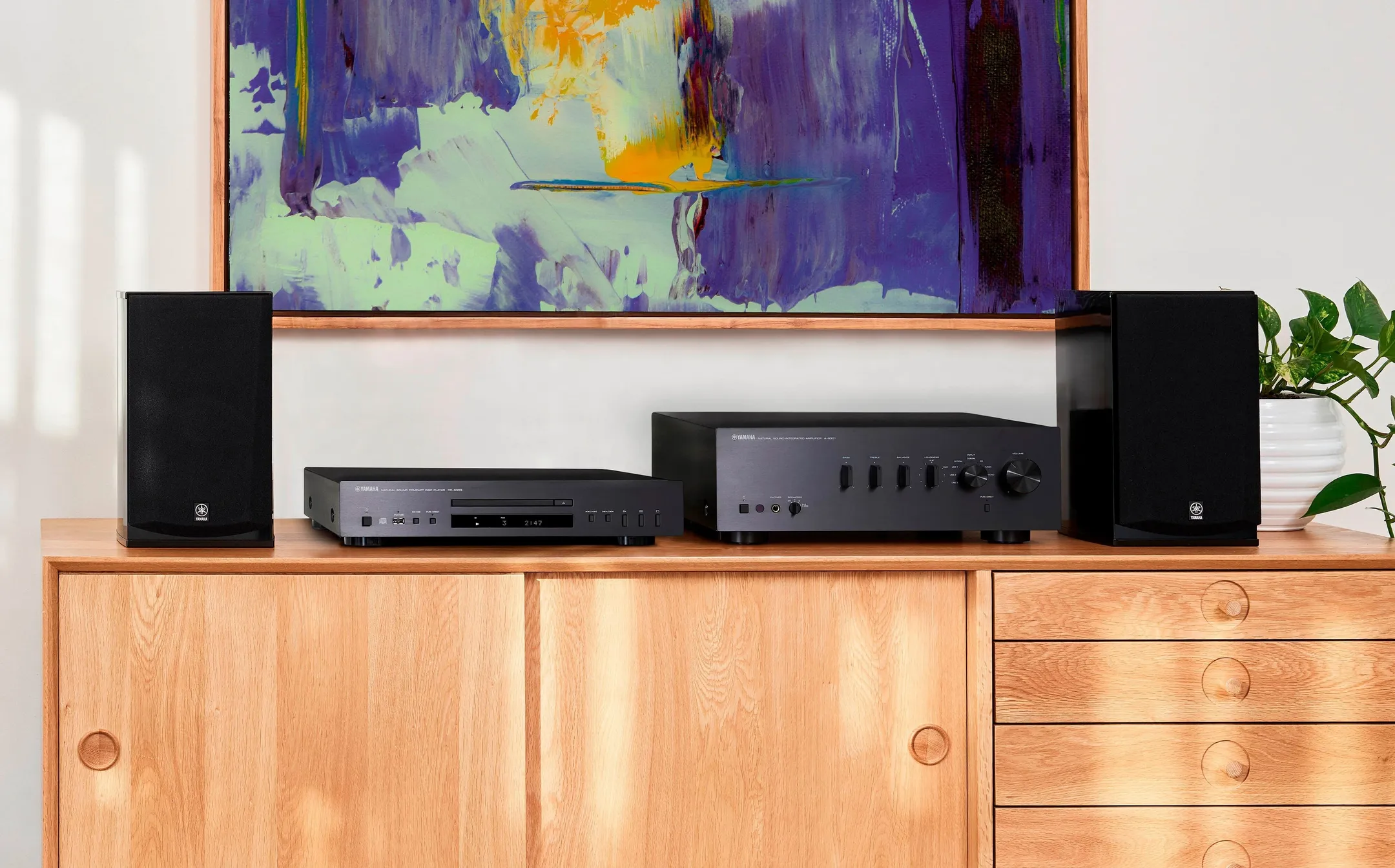 Yamaha CD-speler CD-S303 - Zwart image