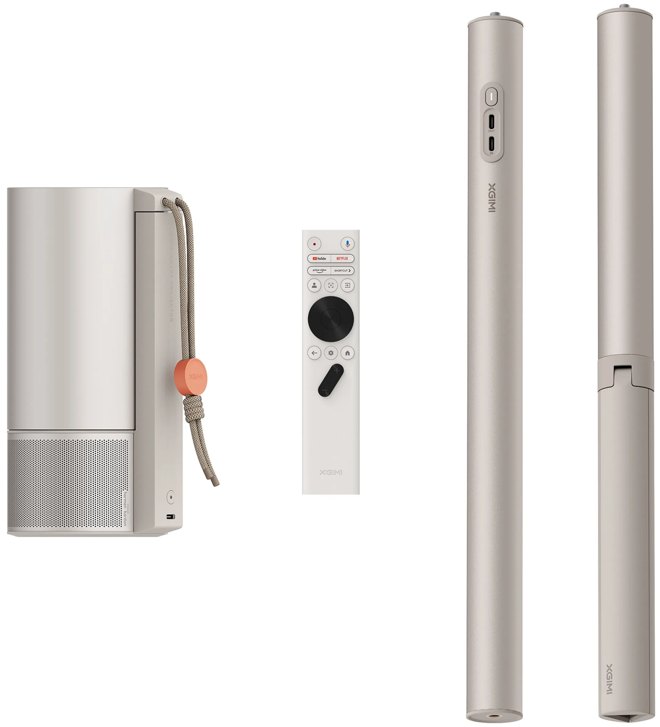 XGIMI MoGo 3 Pro draagbare projector met  PowerBase Stand image