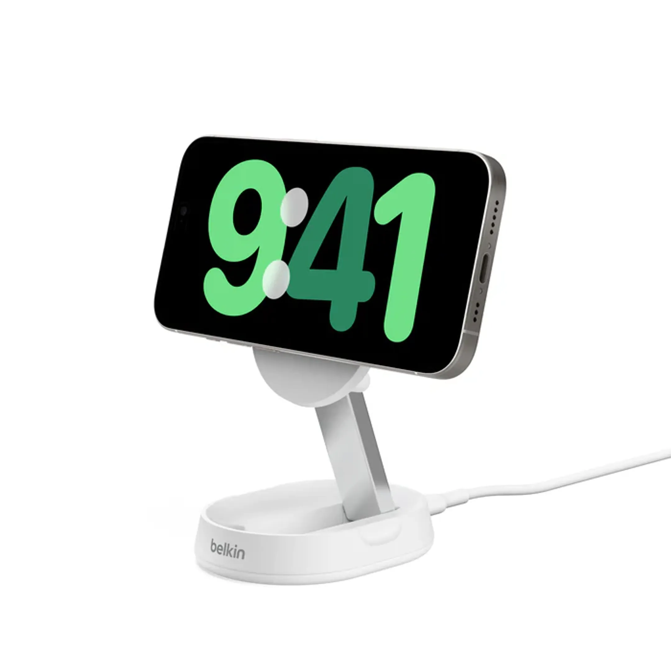 Belkin BOOST CHARGE PRO 15w Magnetische Oplaadstandaard - Wit image