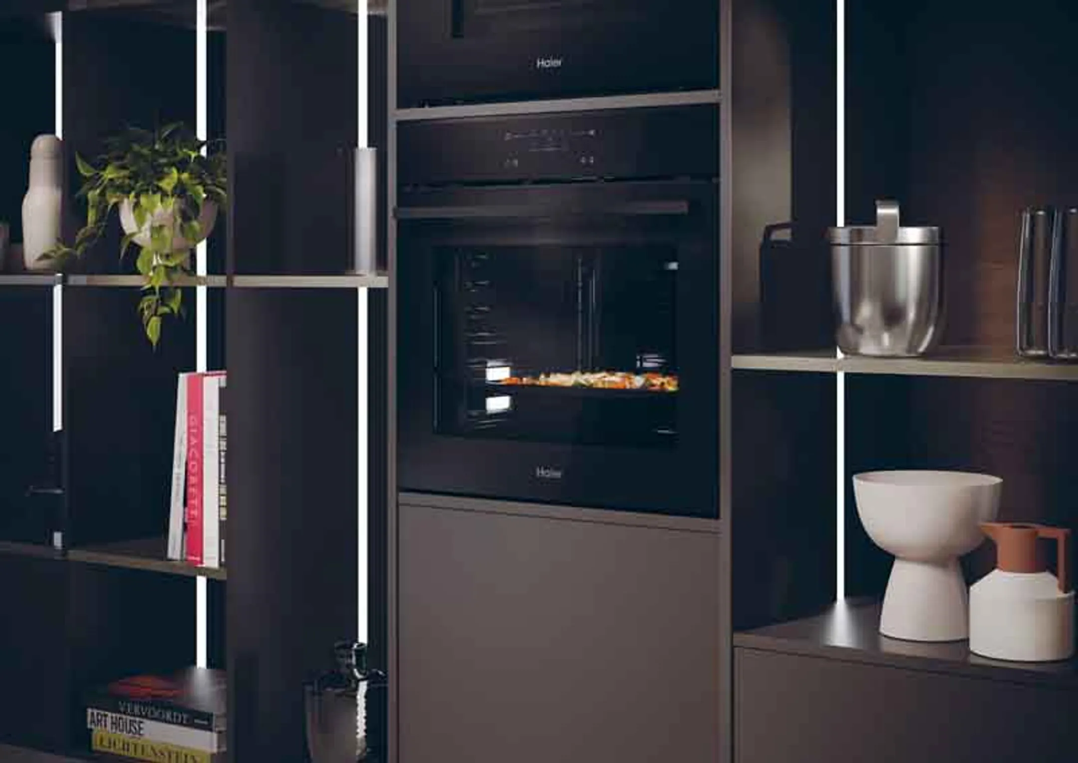 Haier Inbouw oven H6 ID48L5YTB Bionic vision Connected image