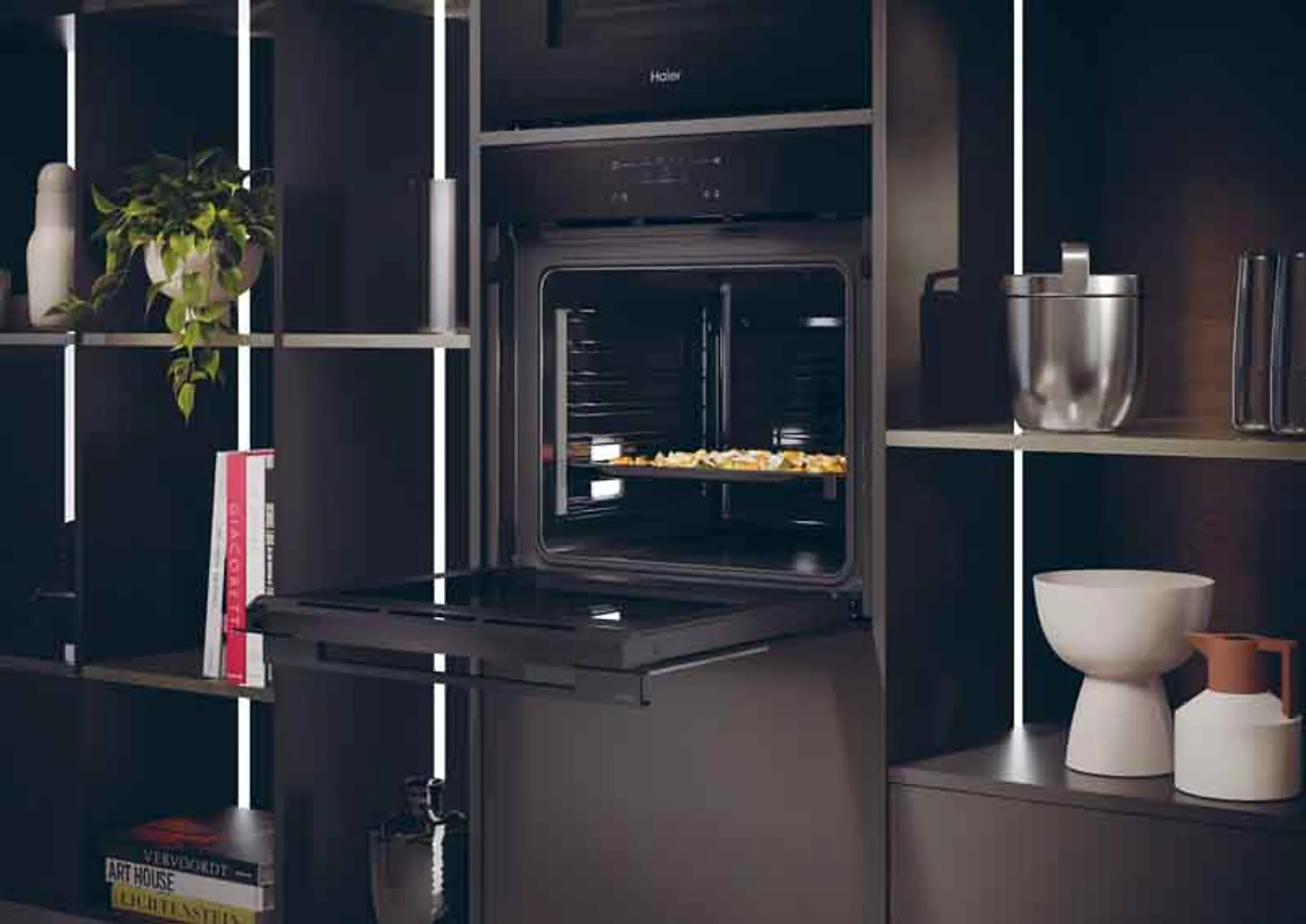 Haier Inbouw oven H6 ID48L5YTB Bionic vision Connected image
