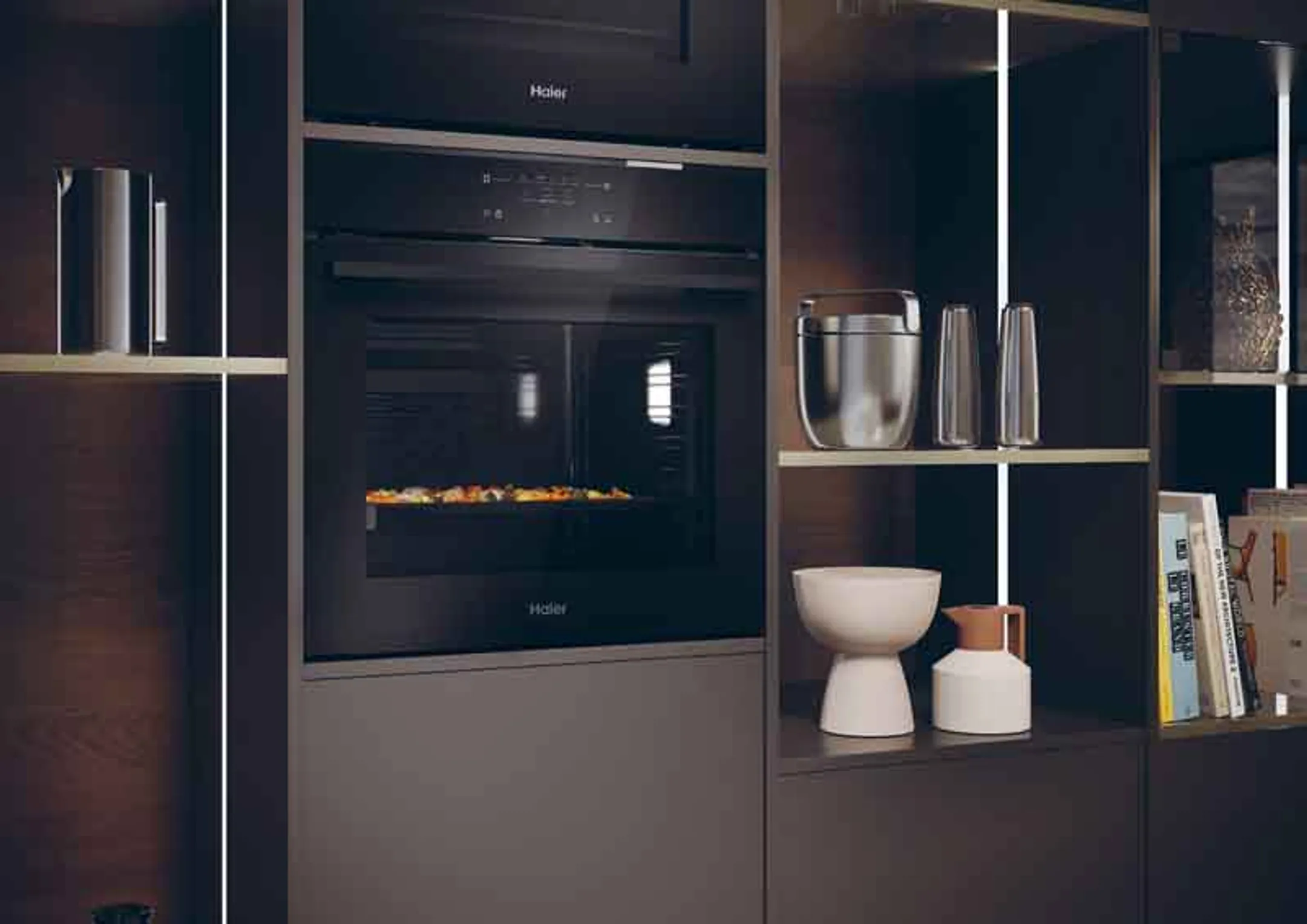 Haier Inbouw oven H6 ID48L5YTB Bionic vision Connected image