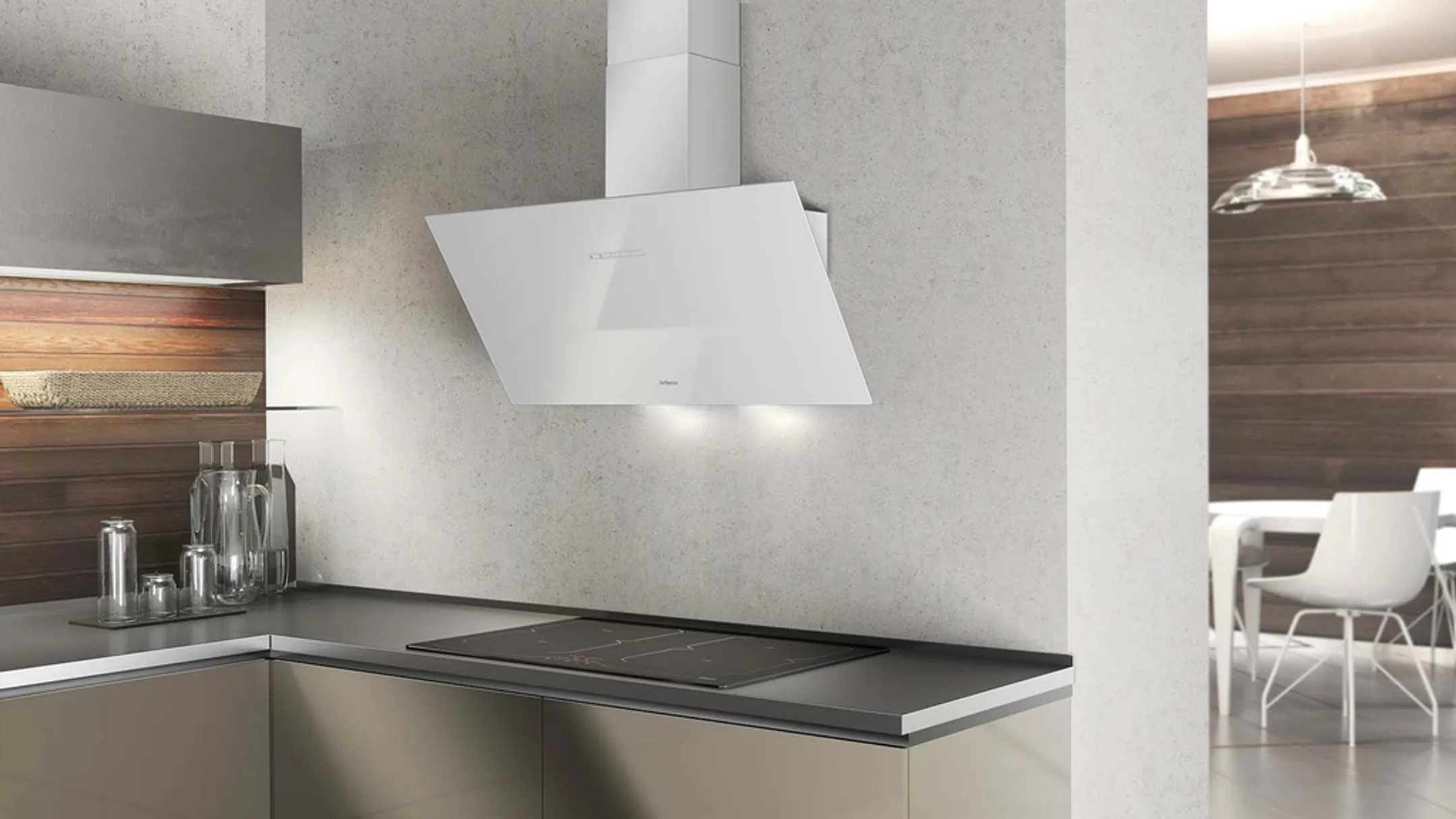 Airforce Hotte décorative F203TSL60WH image