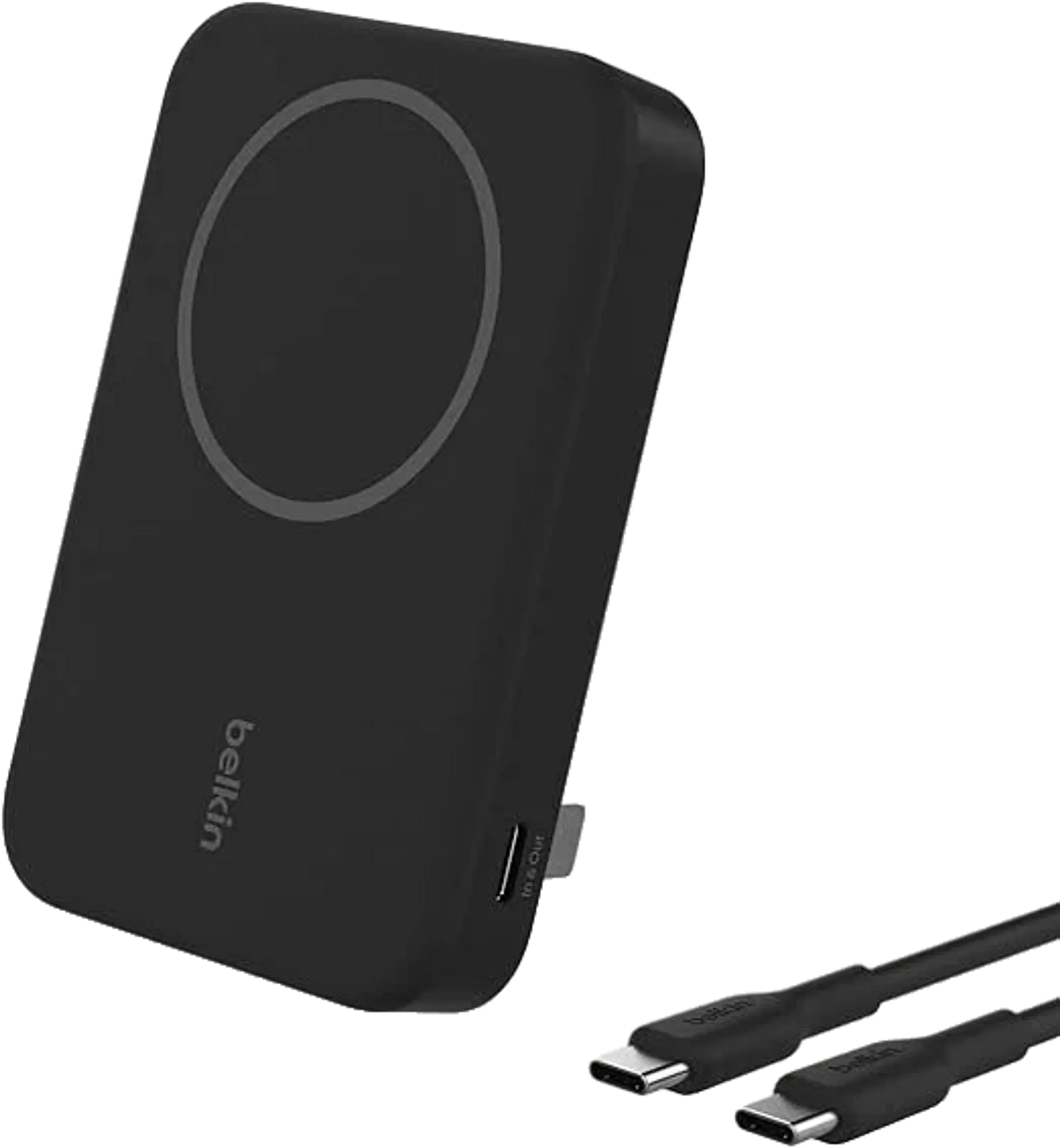 BoostCharge 8 000mAh 15 W batterie externe magnétique - Noir