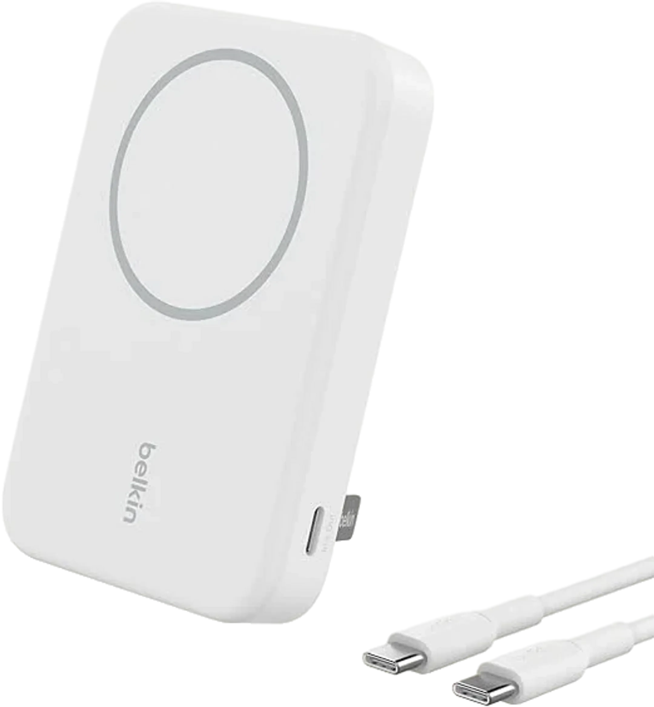 BoostCharge 8.000mAh 15 W magnetische powerbank - Wit