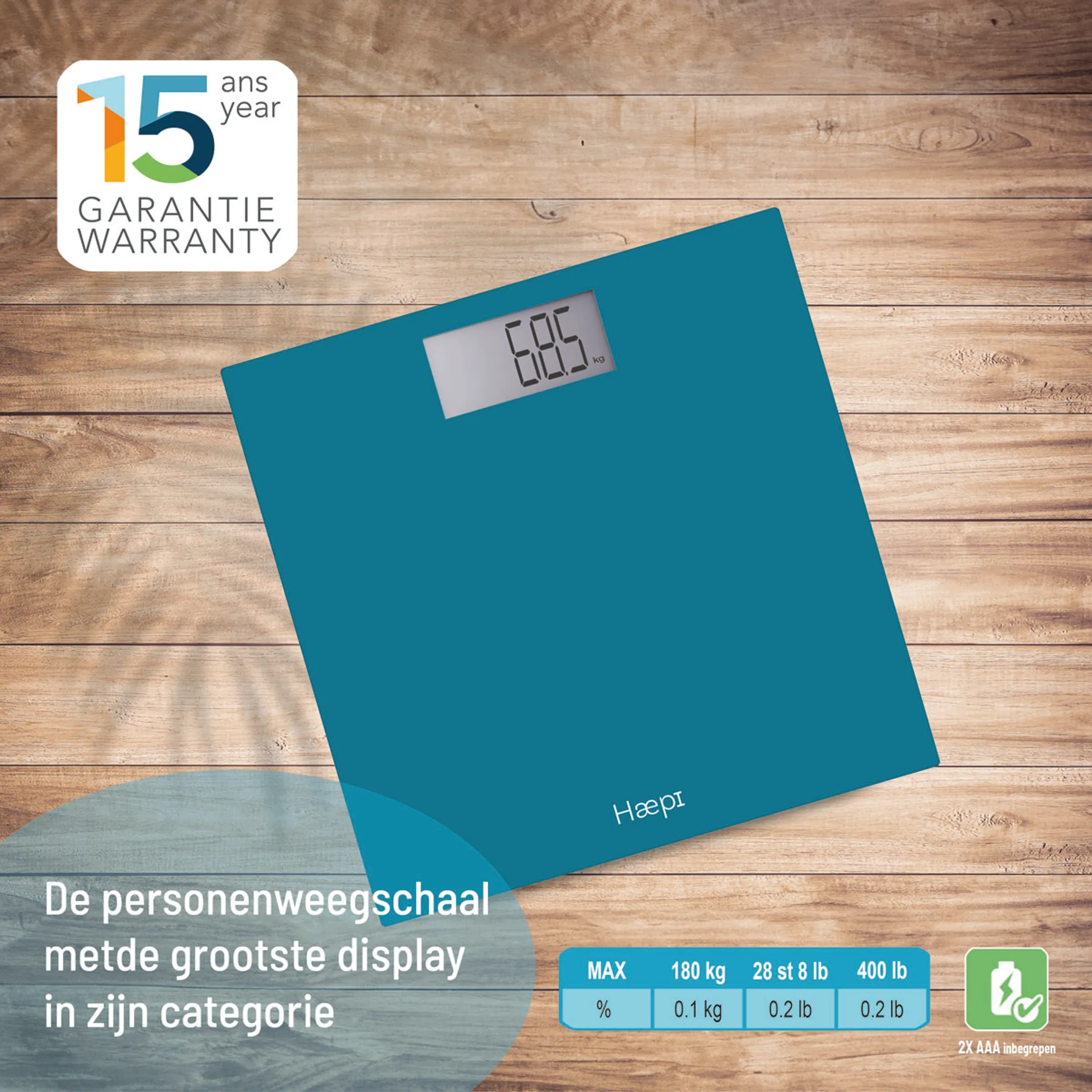 HAEPI Personenweegschaal Hi-John image