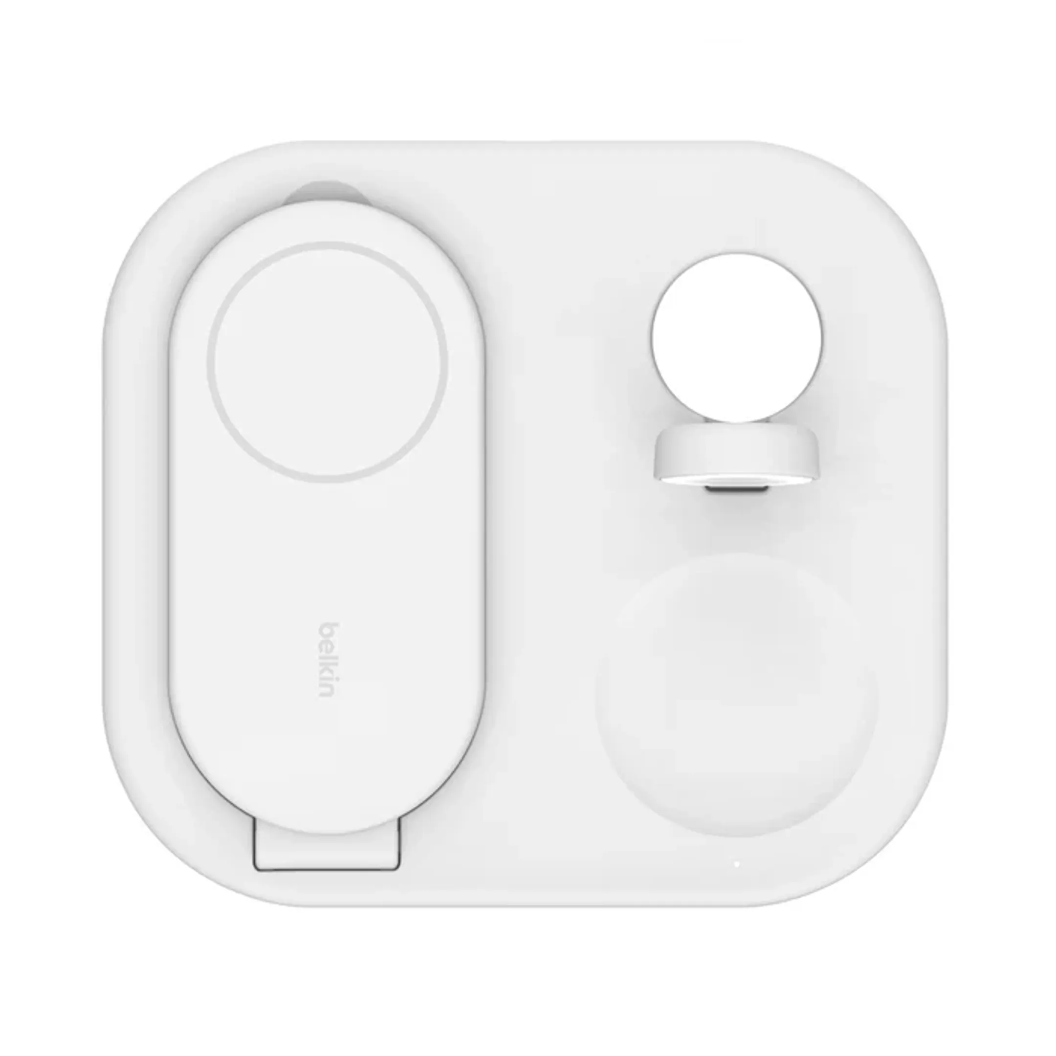 Belkin Station de charge magnétique 3-en-1 BoostCharge Pro avec Qi2 (15 W) - Blanc image