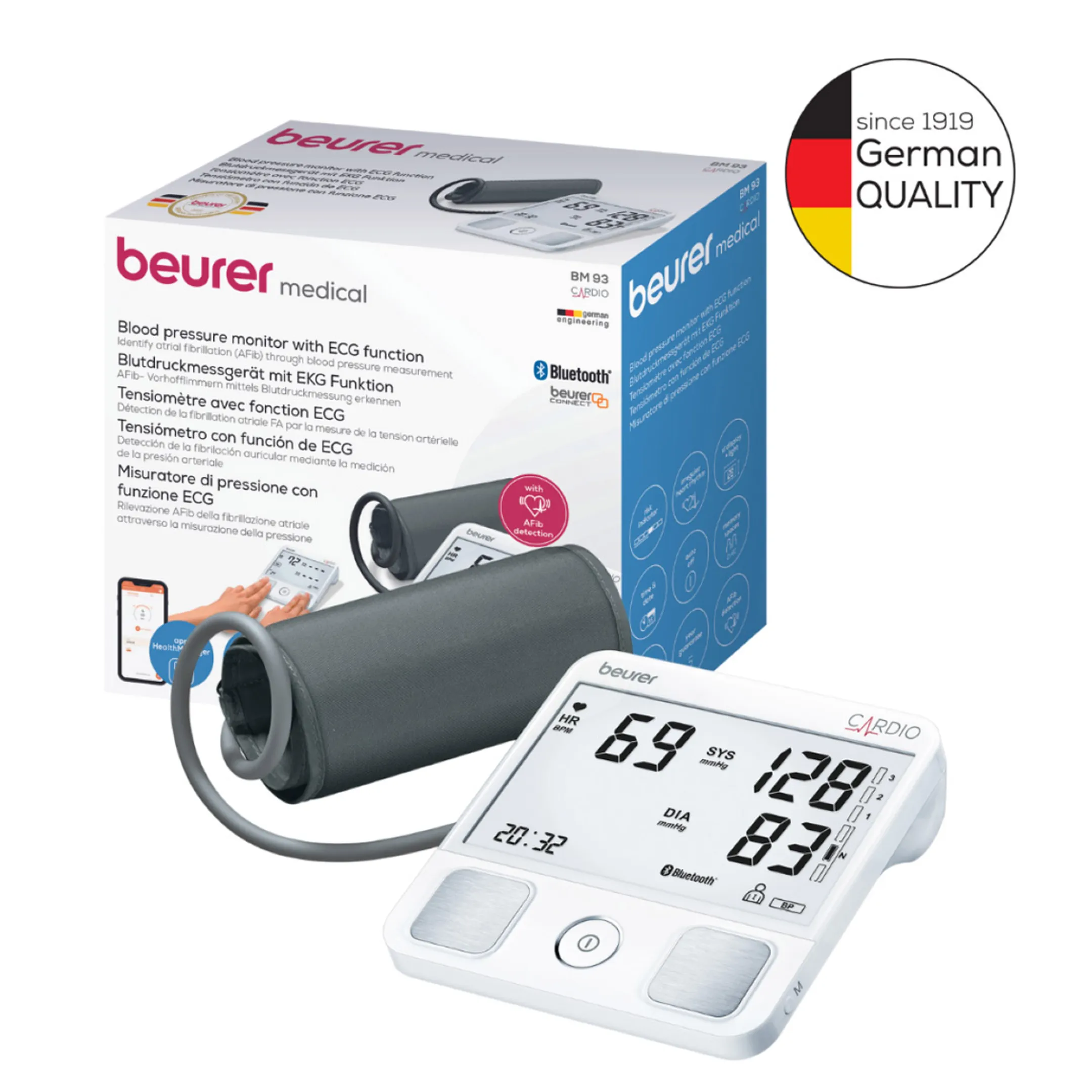 Beurer Tensiomètre BM93 Connect image