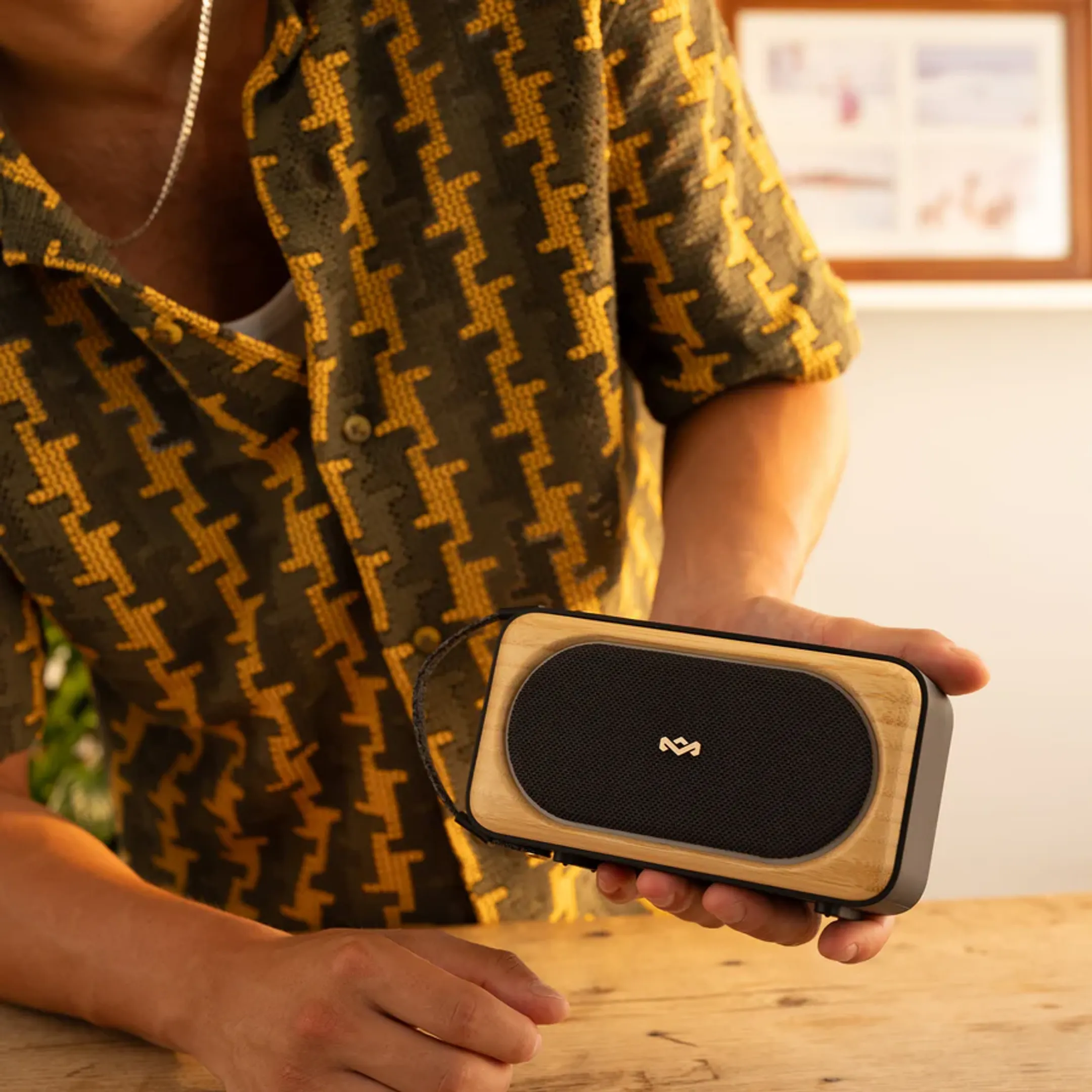 House Of Marley Blutooth speaker Solar - Zwart image