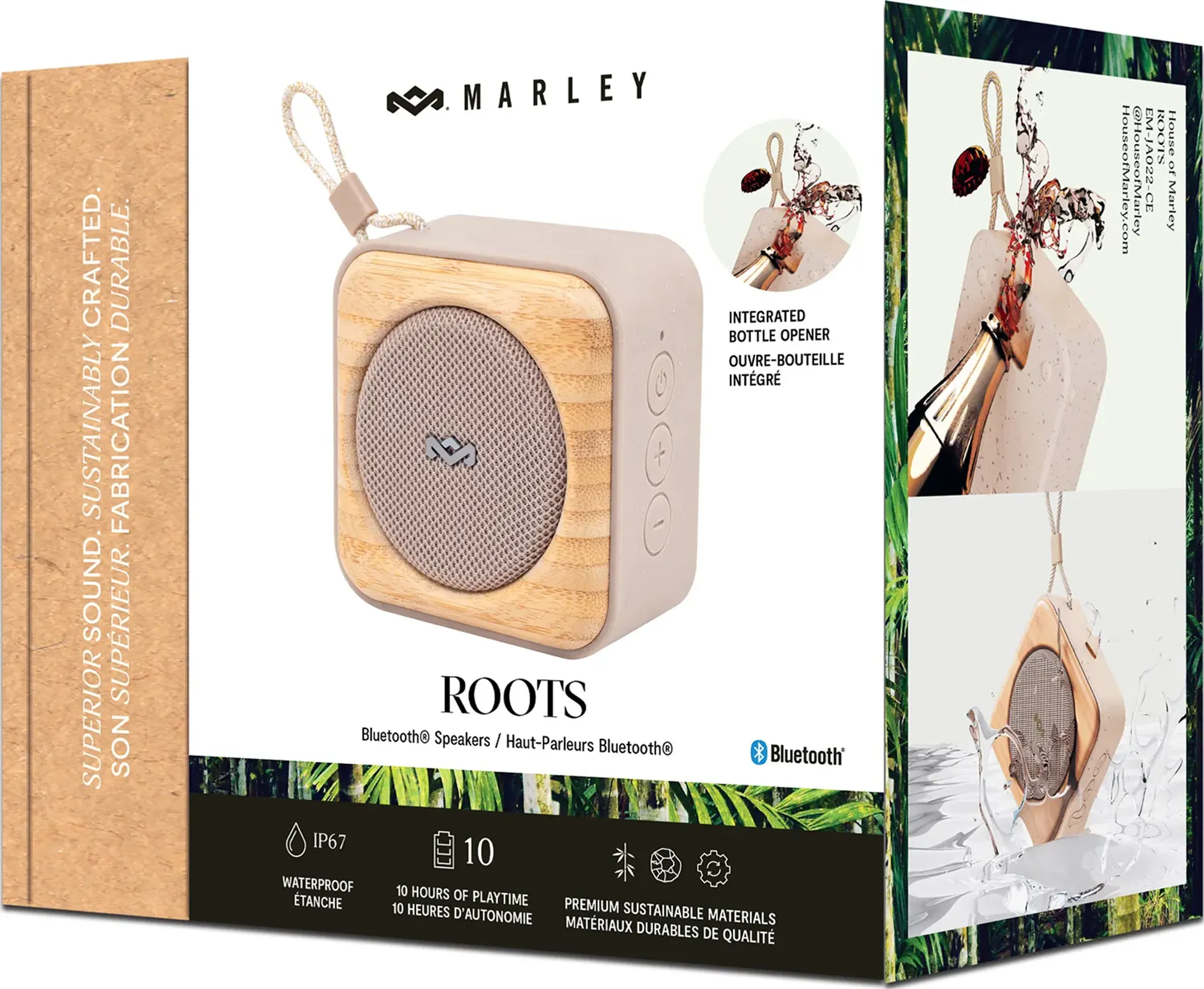 House Of Marley Enceinte Bluetooth Roots - Beige image