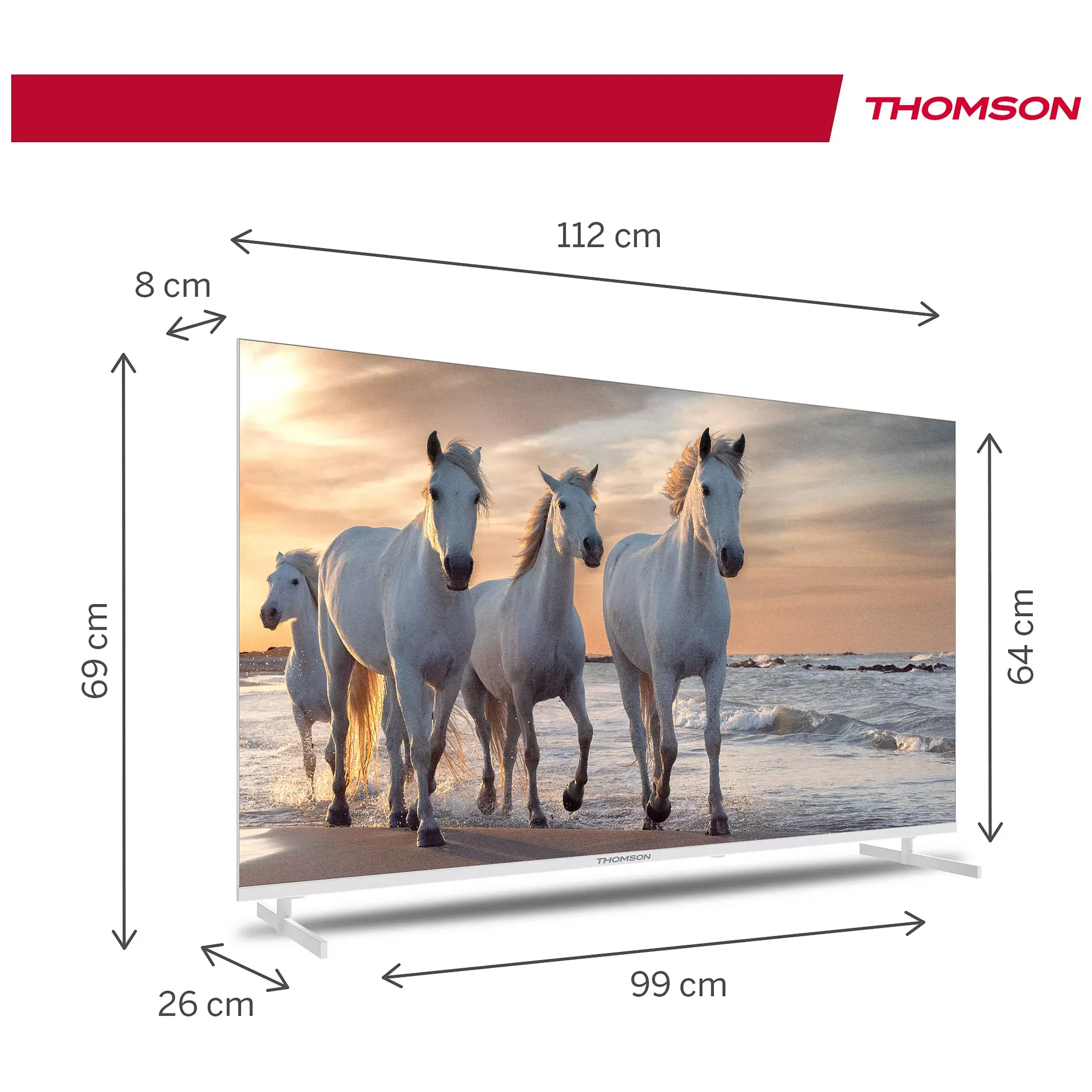 Thomson TV LED 4K 50UA5S13W (2024) - 50 pouces image