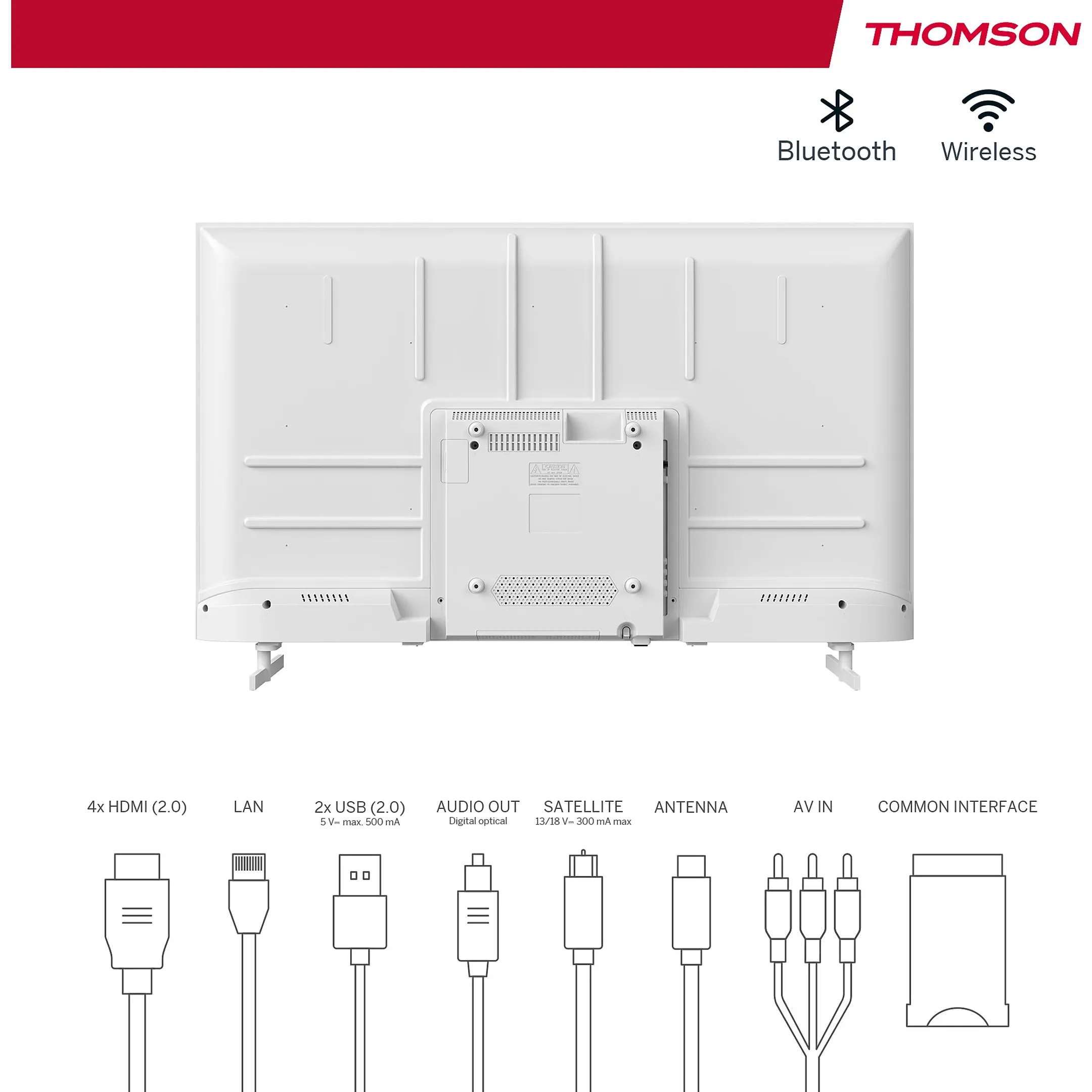 Thomson TV LED 4K 50UA5S13W (2024) - 50 pouces image