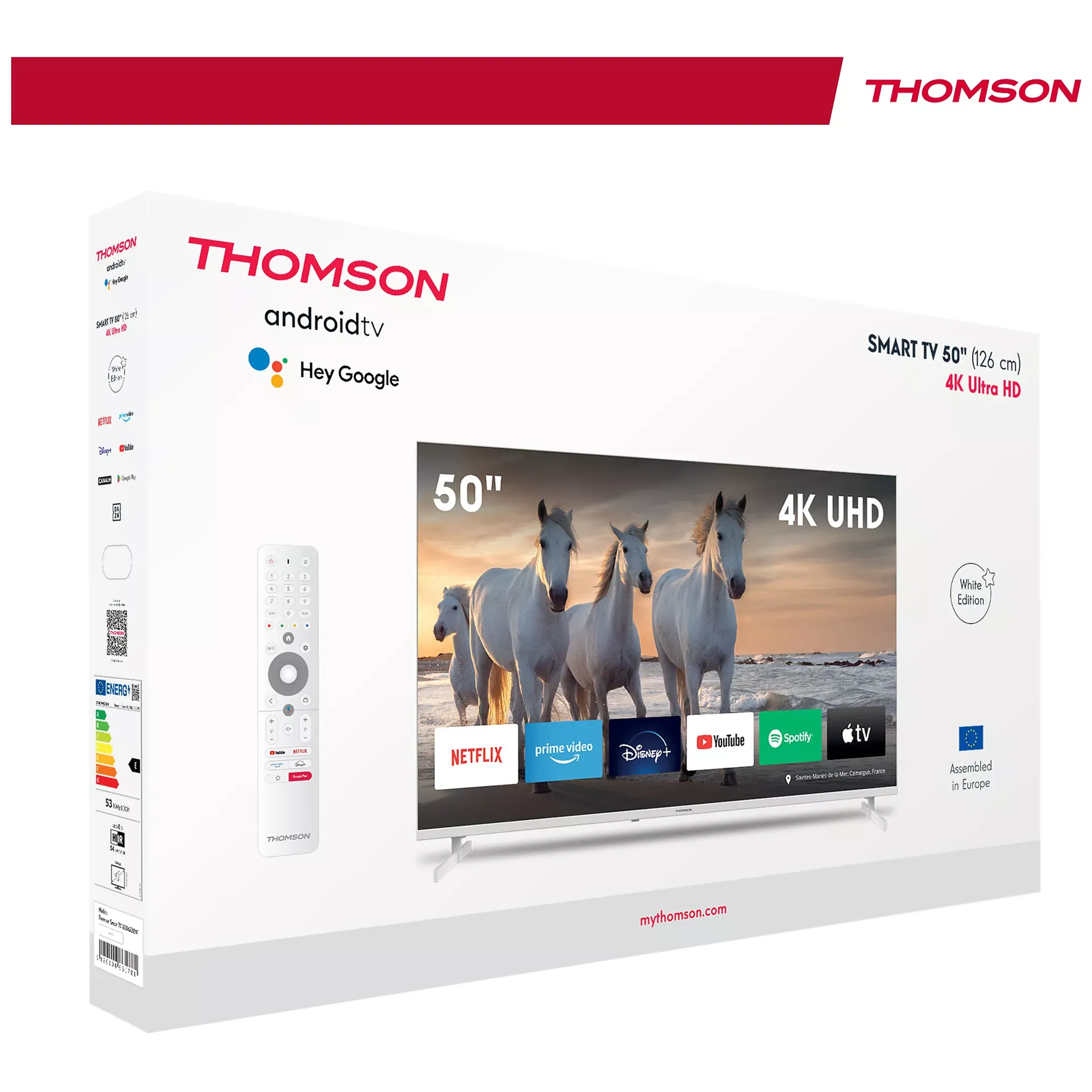 Thomson TV LED 4K 50UA5S13W (2024) - 50 pouces image