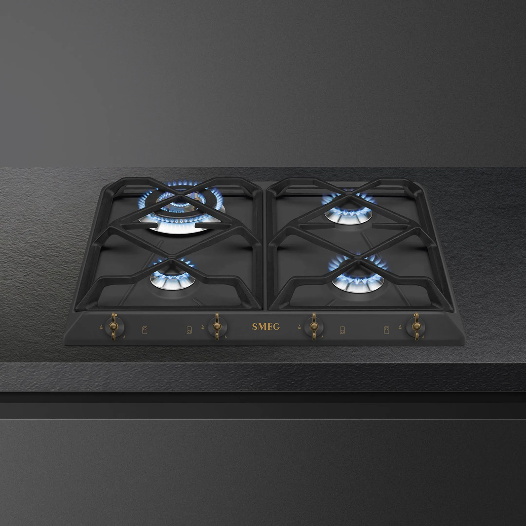 Smeg Gaskookplaat SRV864AOGH image