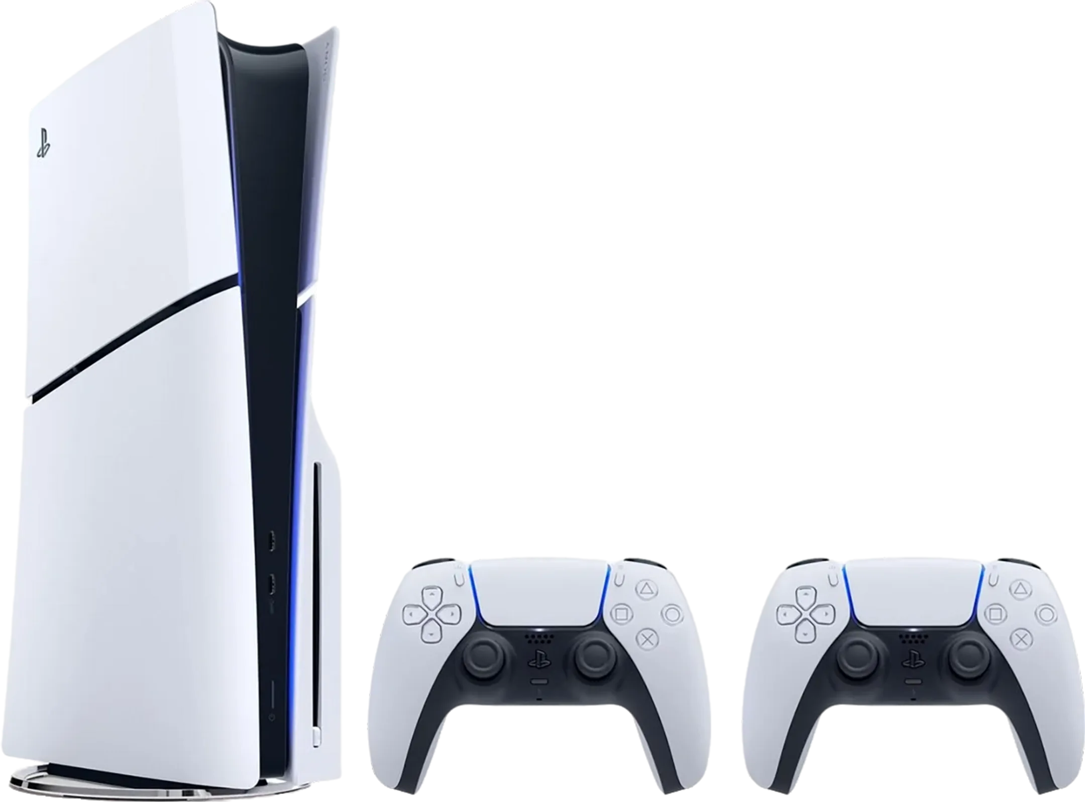 PlayStation 5 Slim Disc + 2 manettes sans fil DualSense