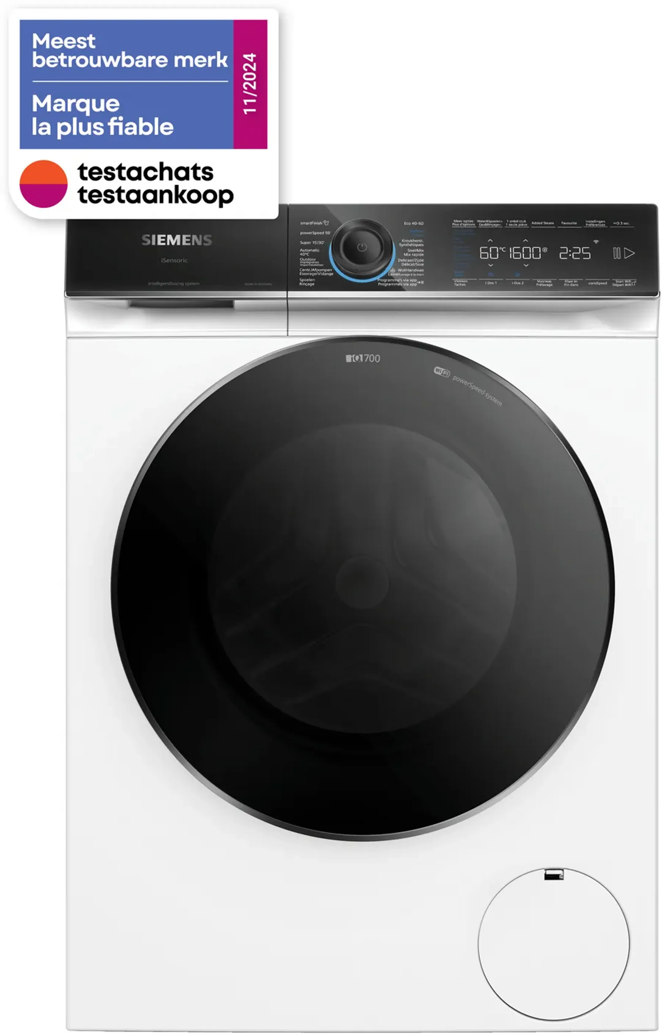 Siemens Wasmachine WG56B2AWFG iQ700 i-Dos 10 kg image