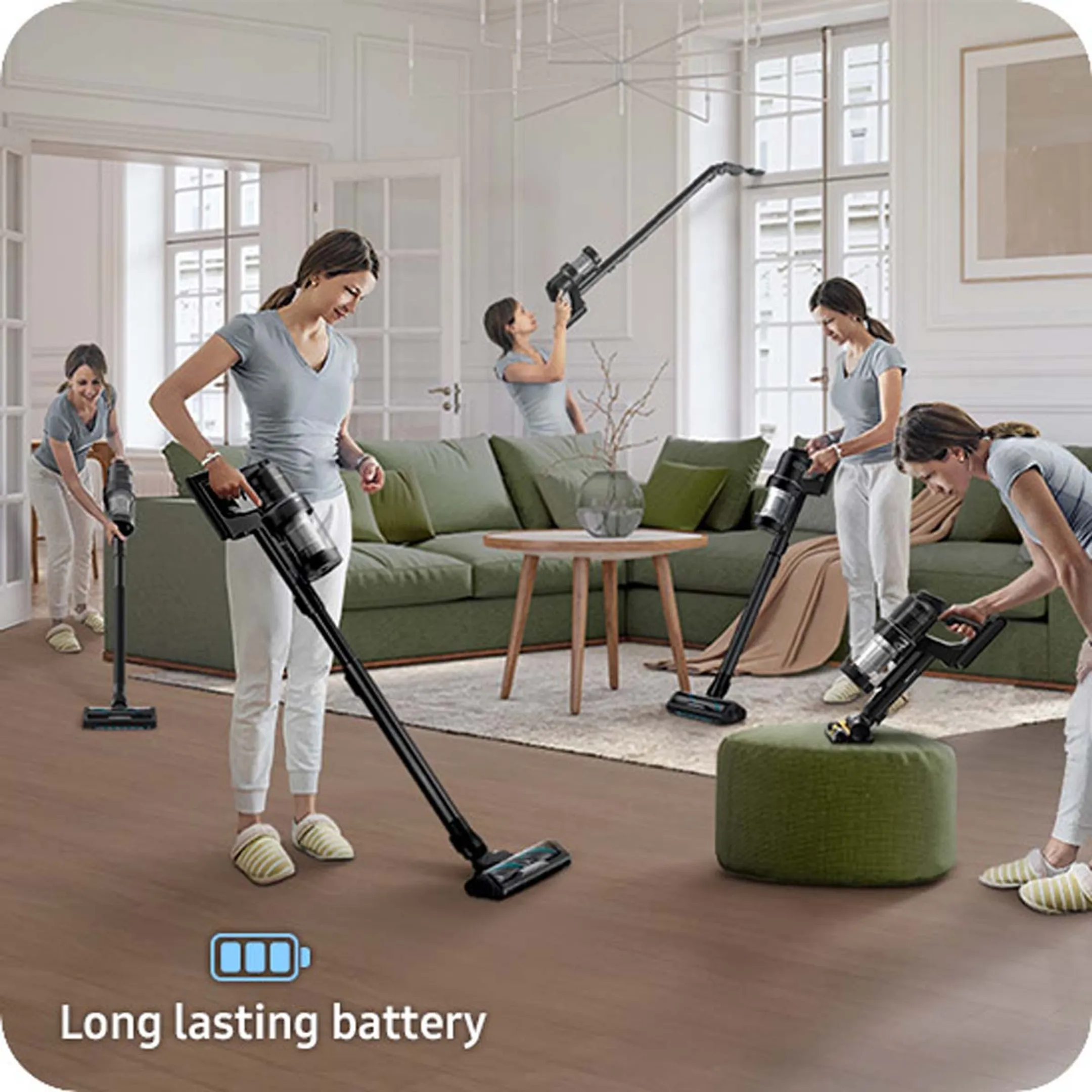 Samsung Steelstofzuiger Bespoke Jet VS28C9784QK/WA image