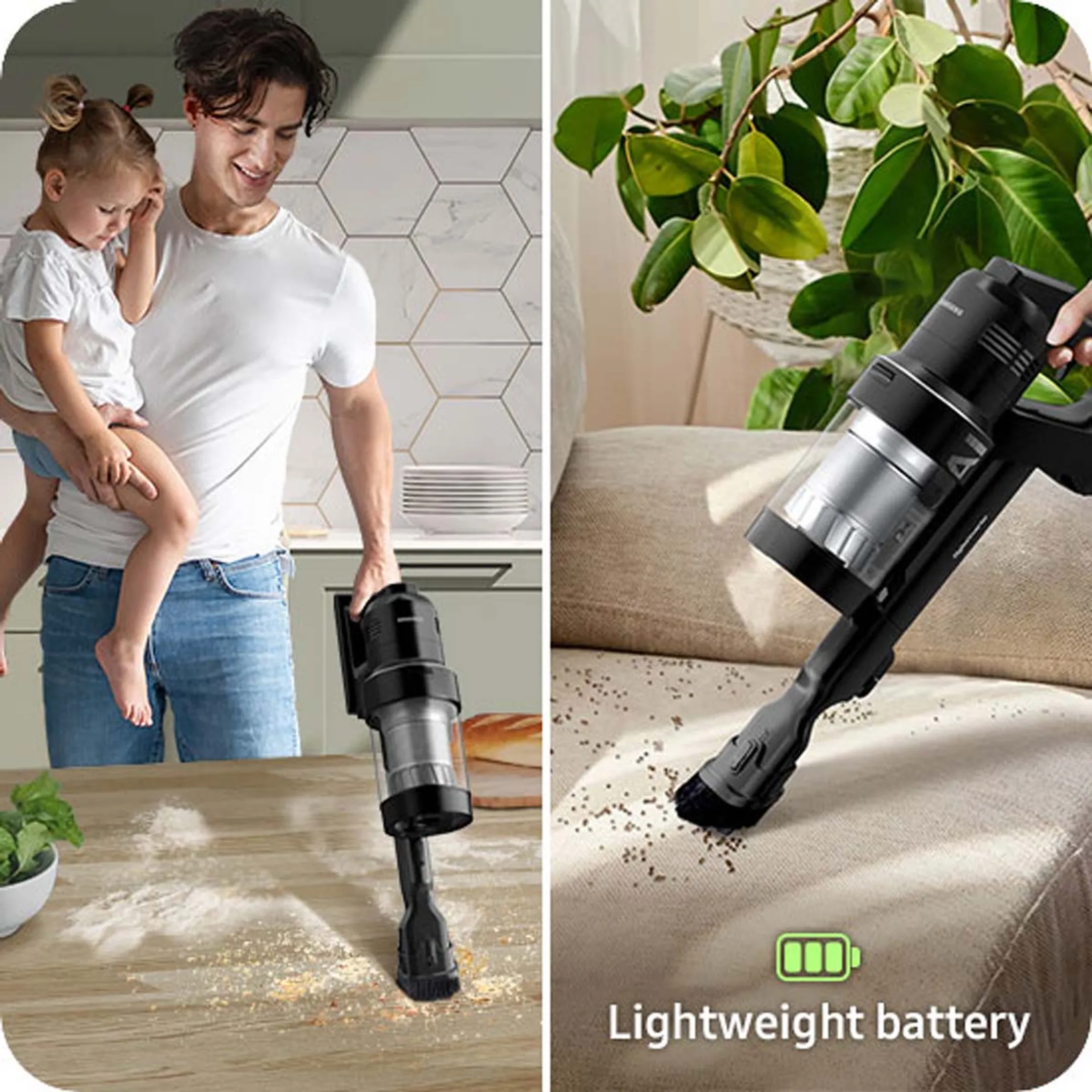 Samsung Steelstofzuiger Bespoke Jet VS28C9784QK/WA image