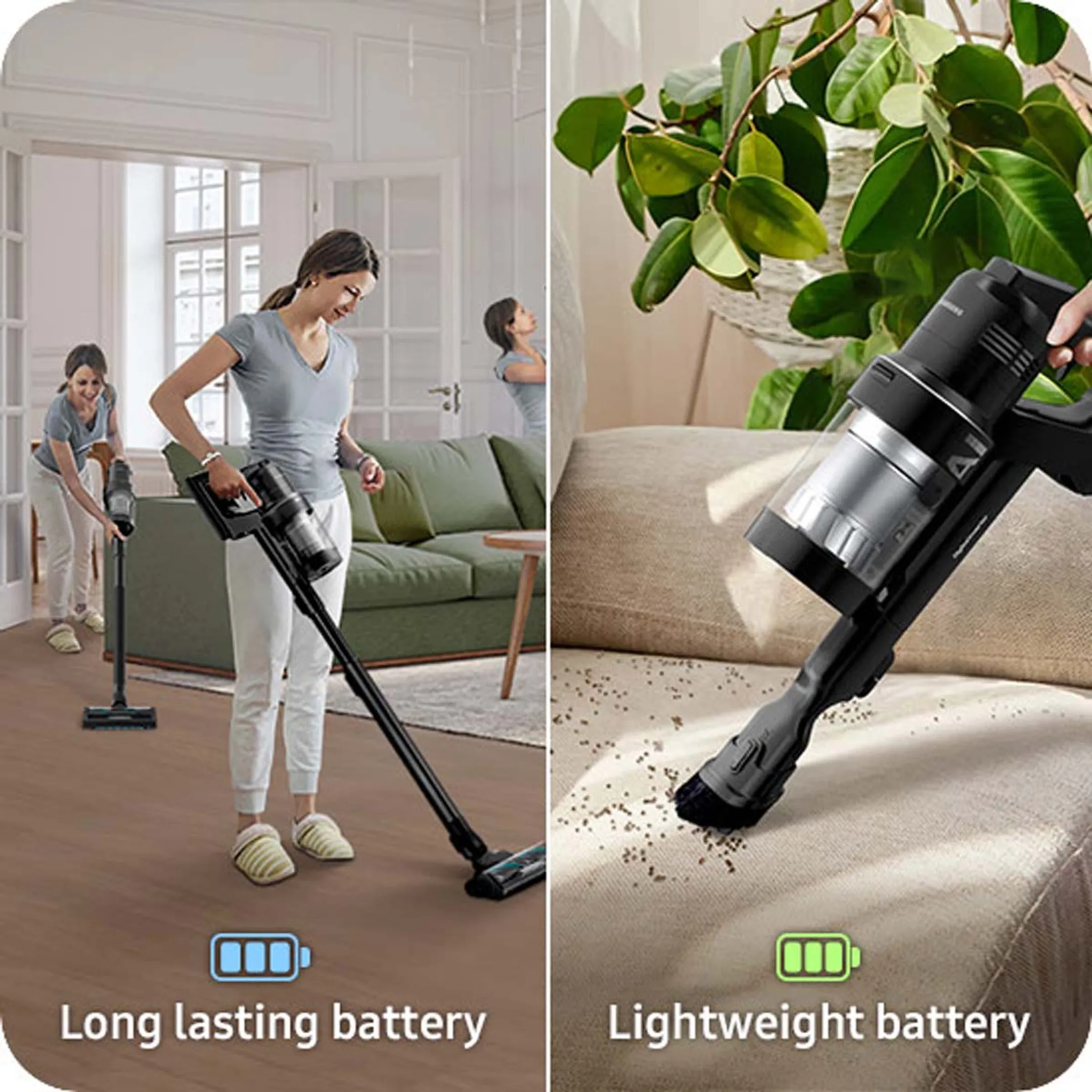 Samsung Steelstofzuiger Bespoke Jet VS28C9784QK/WA image