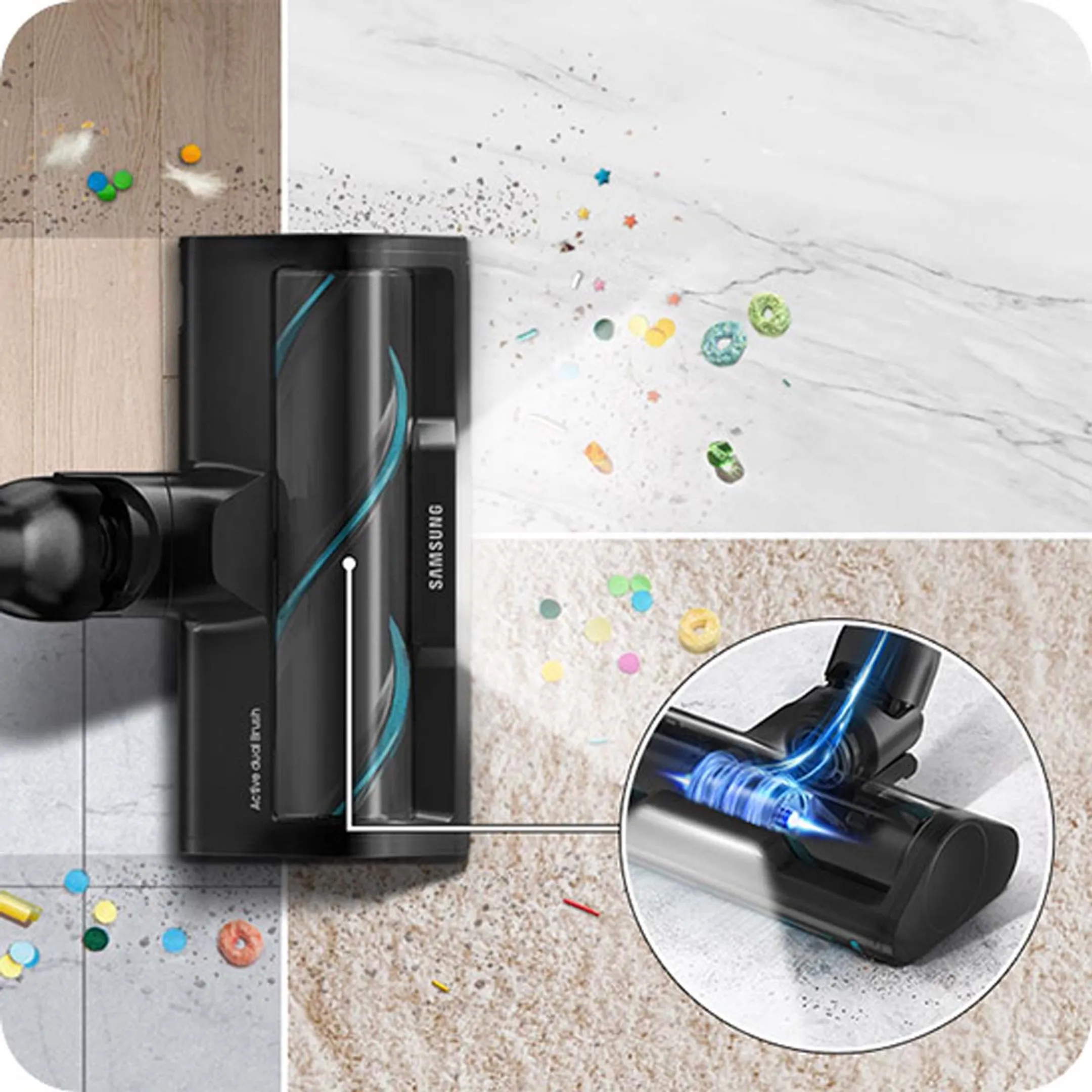 Samsung Steelstofzuiger Bespoke Jet VS28C9784QK/WA image