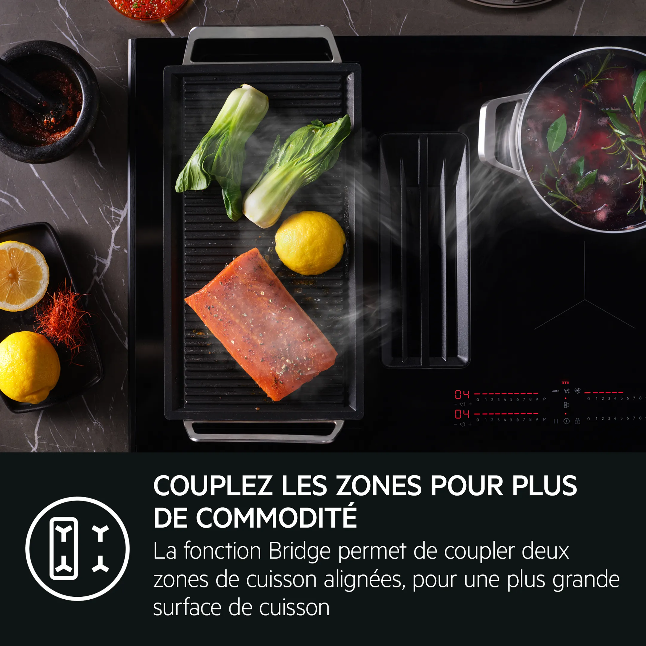 AEG Taque induction TO74IB00CB image