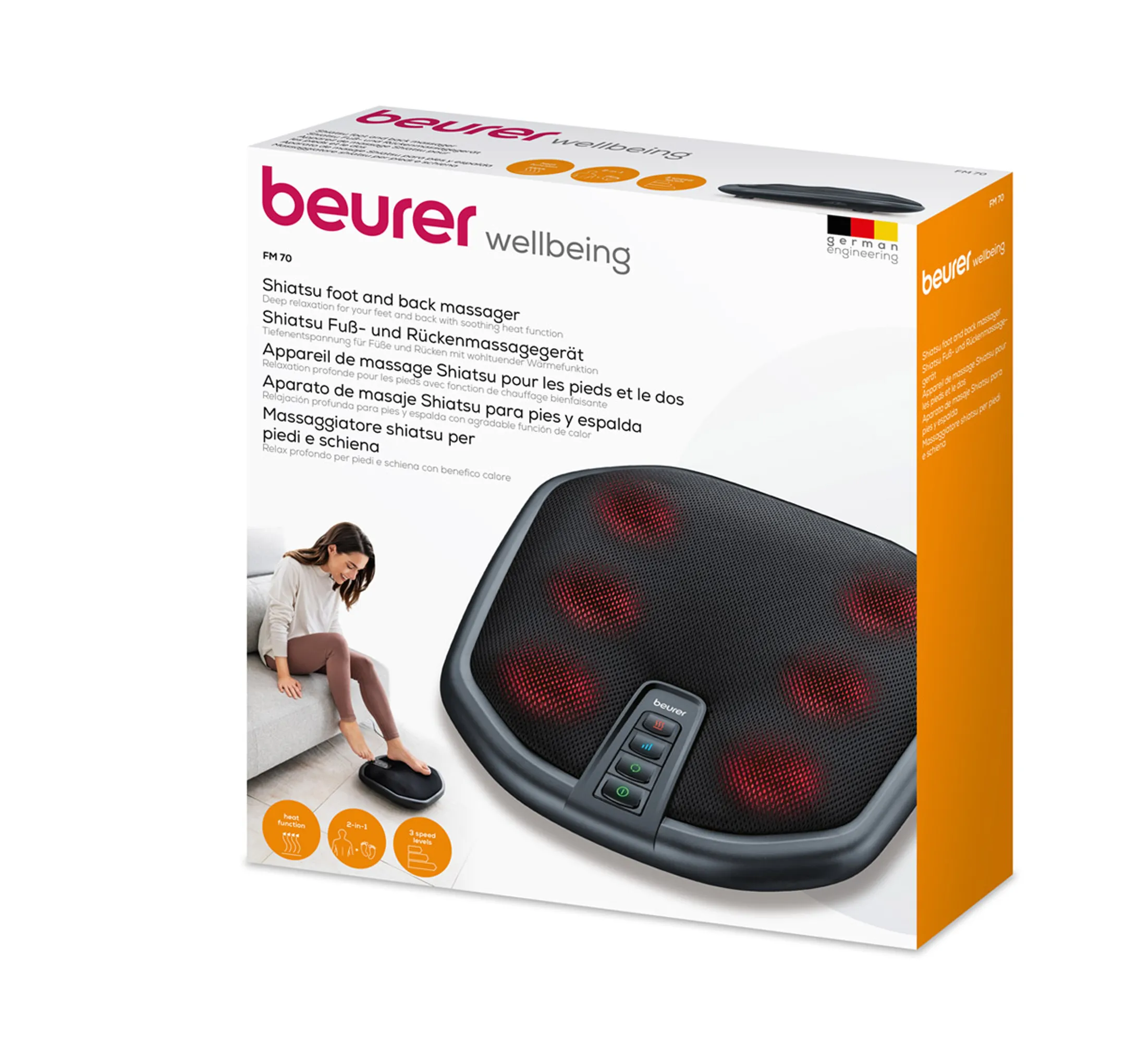 Beurer Voet- en rugmassage FM 70 image