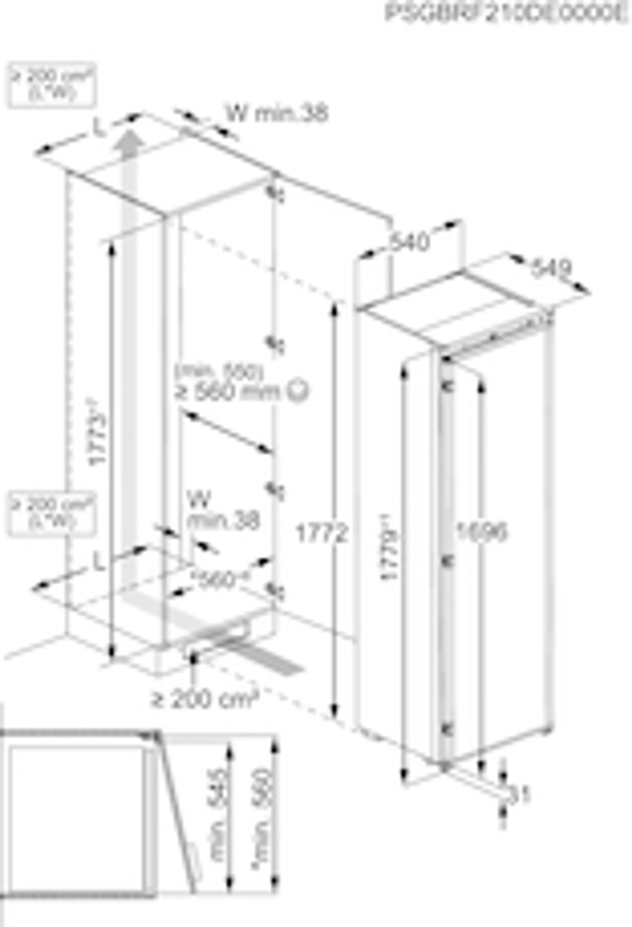 AEG Frigo encastrable TK6DS181ES image