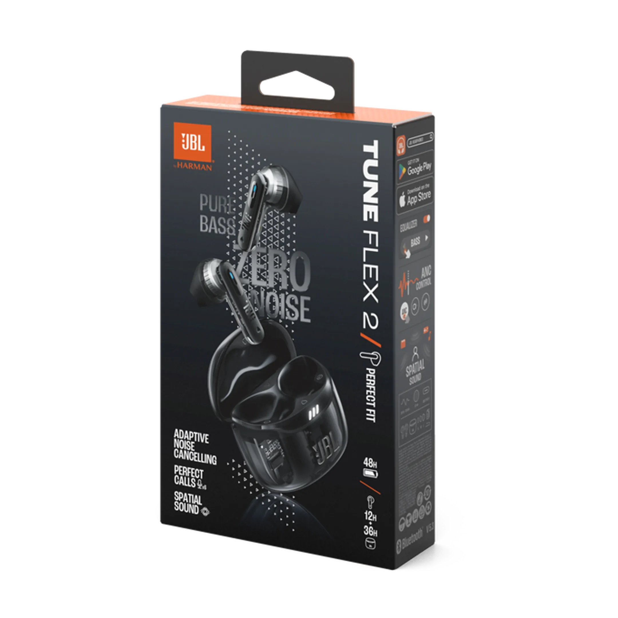 JBL Écouteurs Tune Flex 2 - Ghost Black image