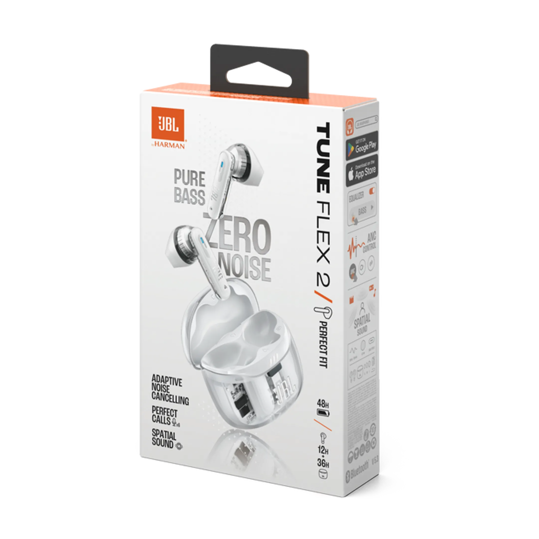 JBL Écouteurs Tune Flex 2 - Ghost White image