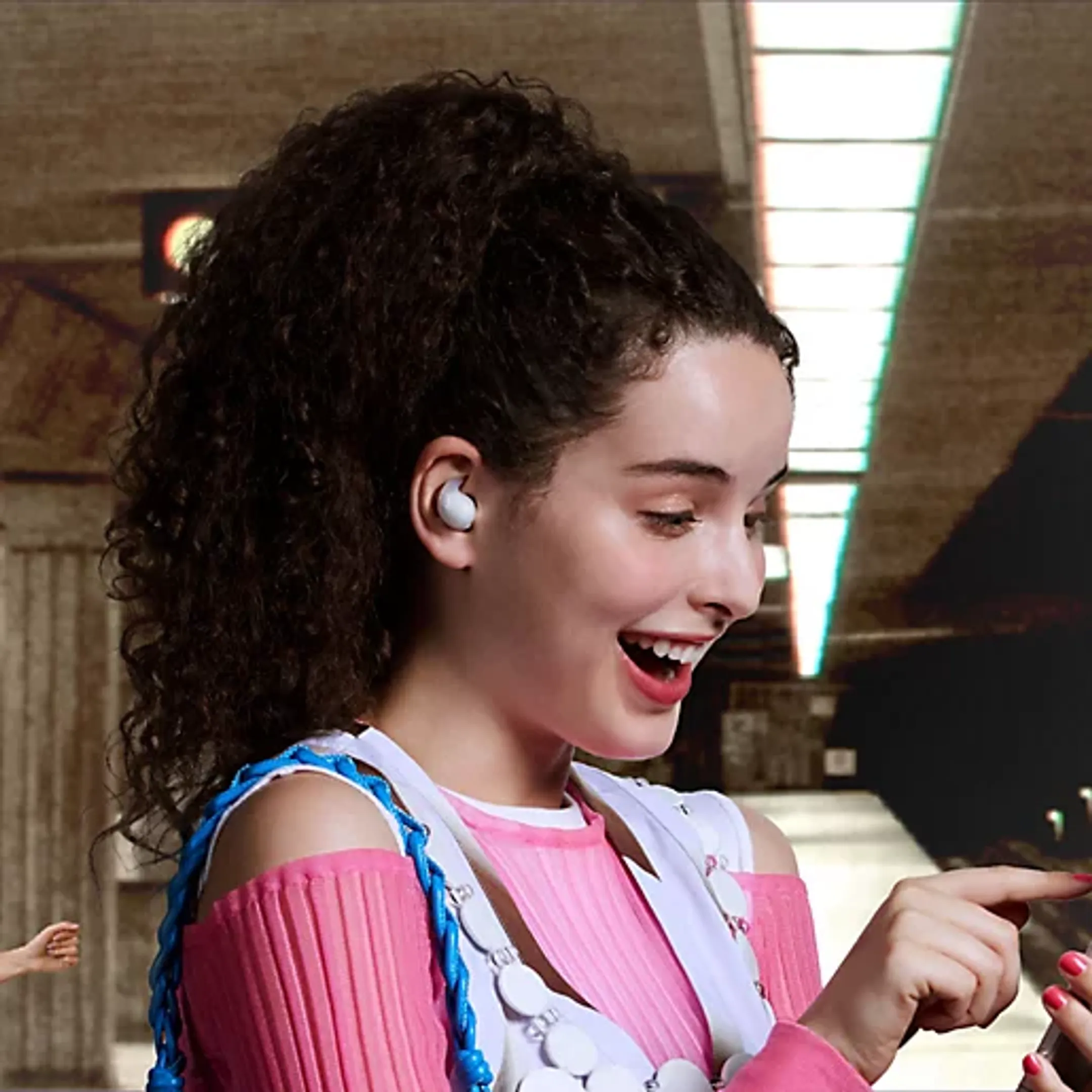 Sony LinkBuds Fit oortjes - Wit image