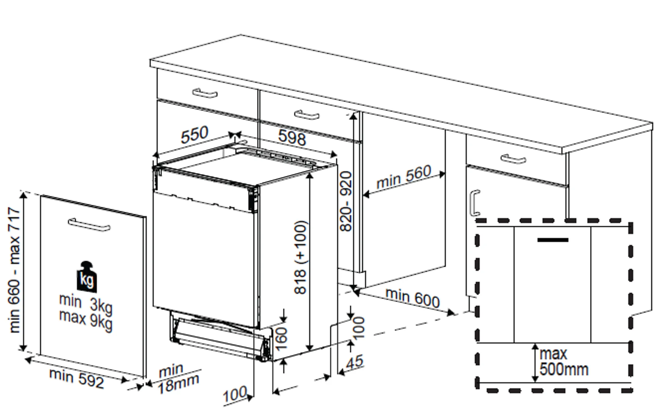 Beko  Lave-vaisselle encastrable BDIN38560C image