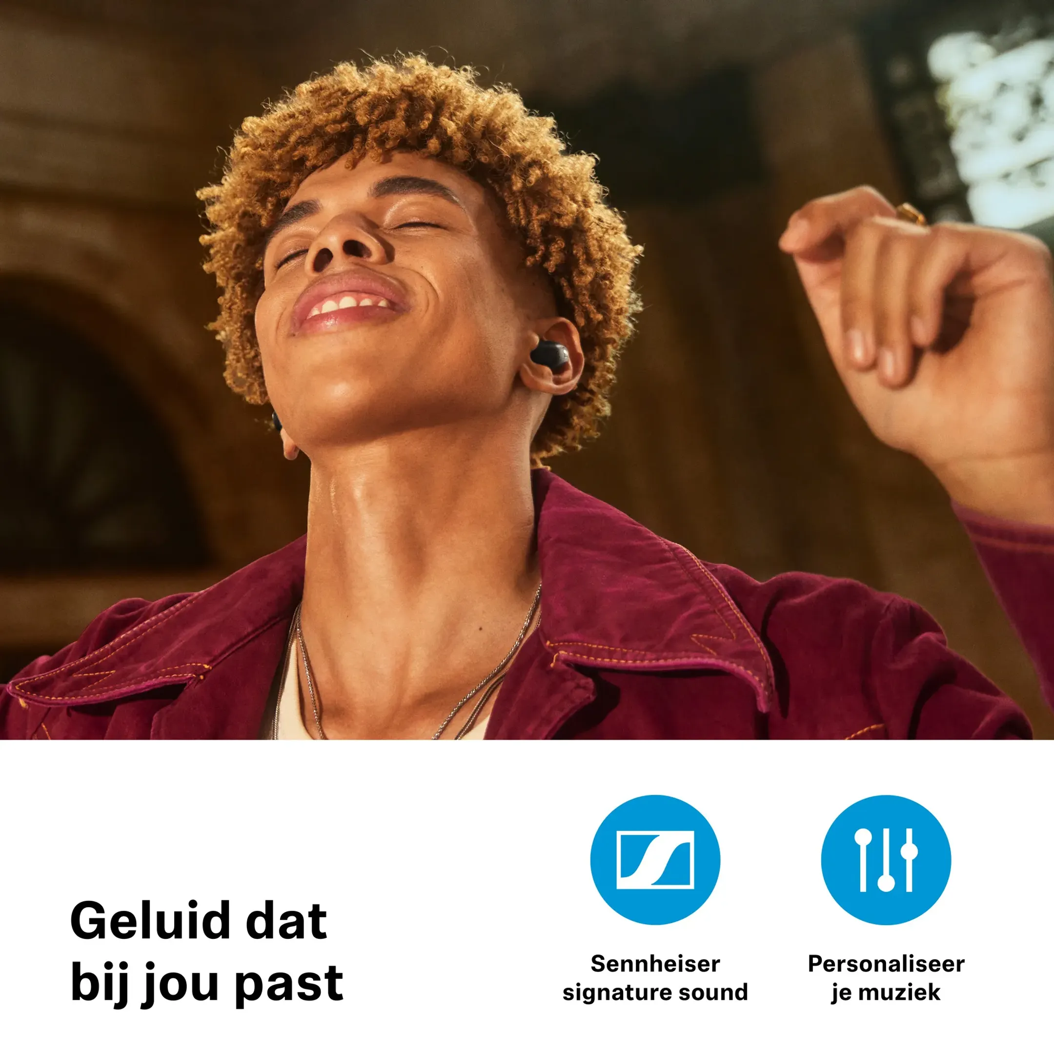 Sennheiser Accentum True Wireless oortjes - Zwart image