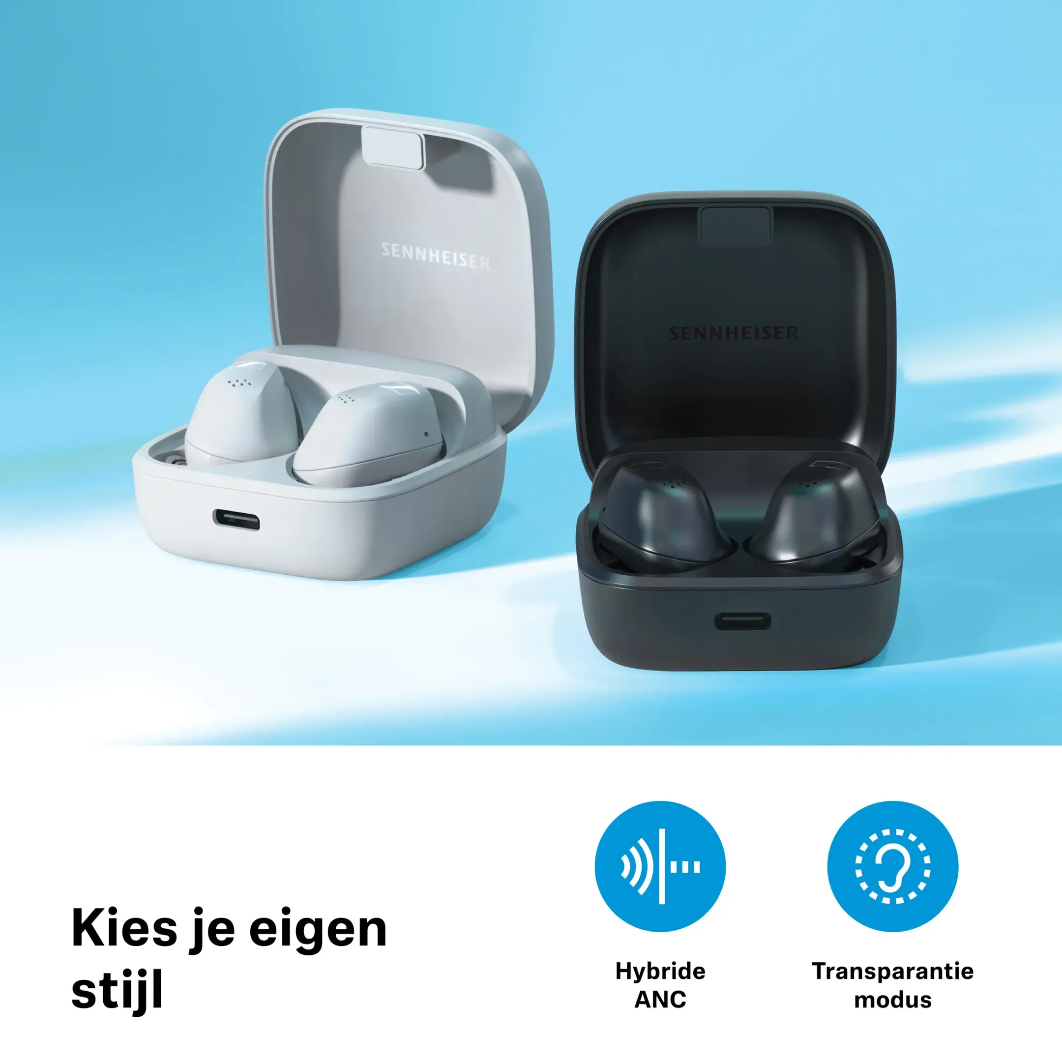 Sennheiser Accentum True Wireless oortjes - Zwart image