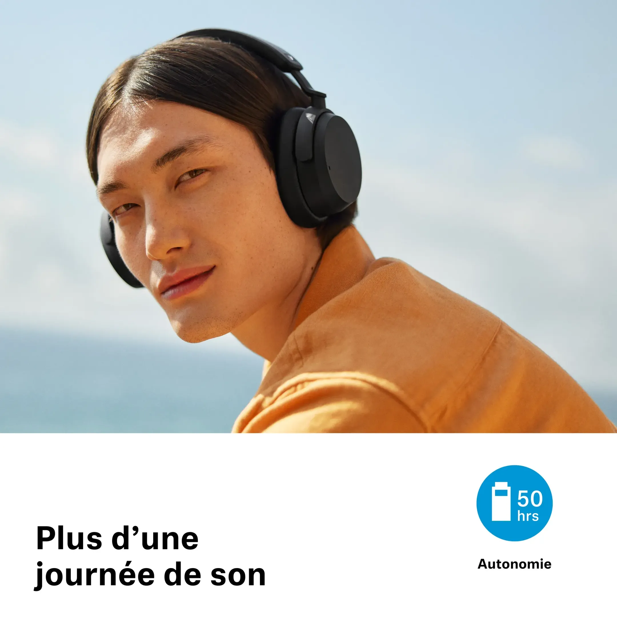 Sennheiser Casque Accentum Wireless - Blanc image