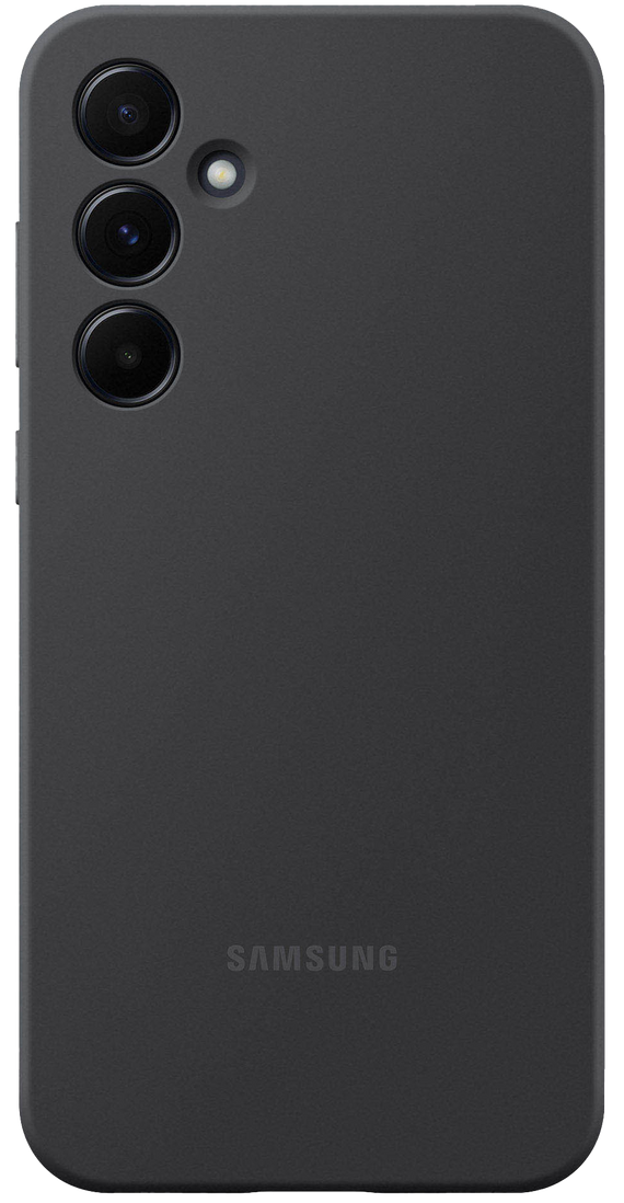 Silicone backcover voor Galaxy A55 - Zwart