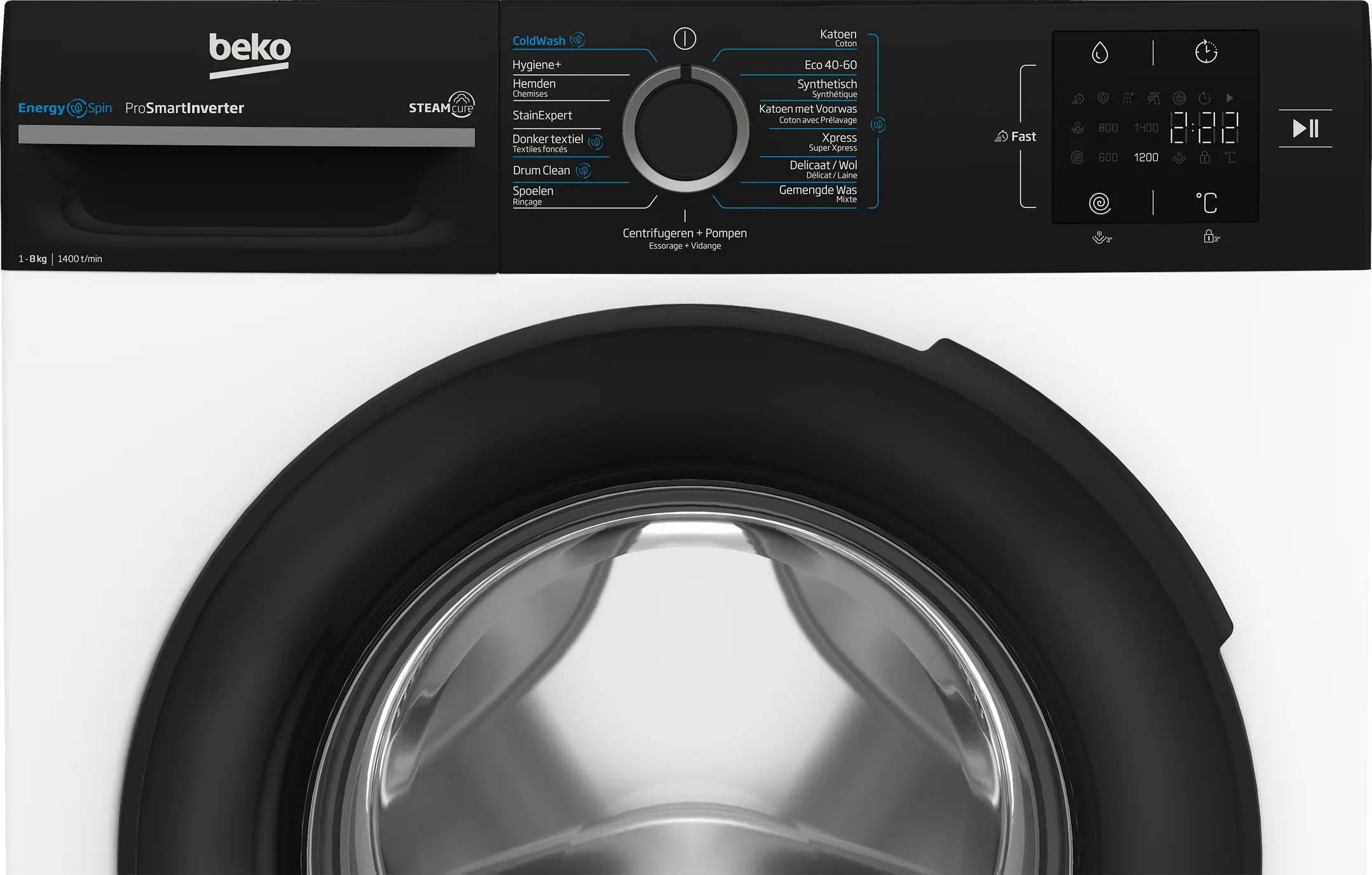 Beko Machine à laver BM3WFT3841B image