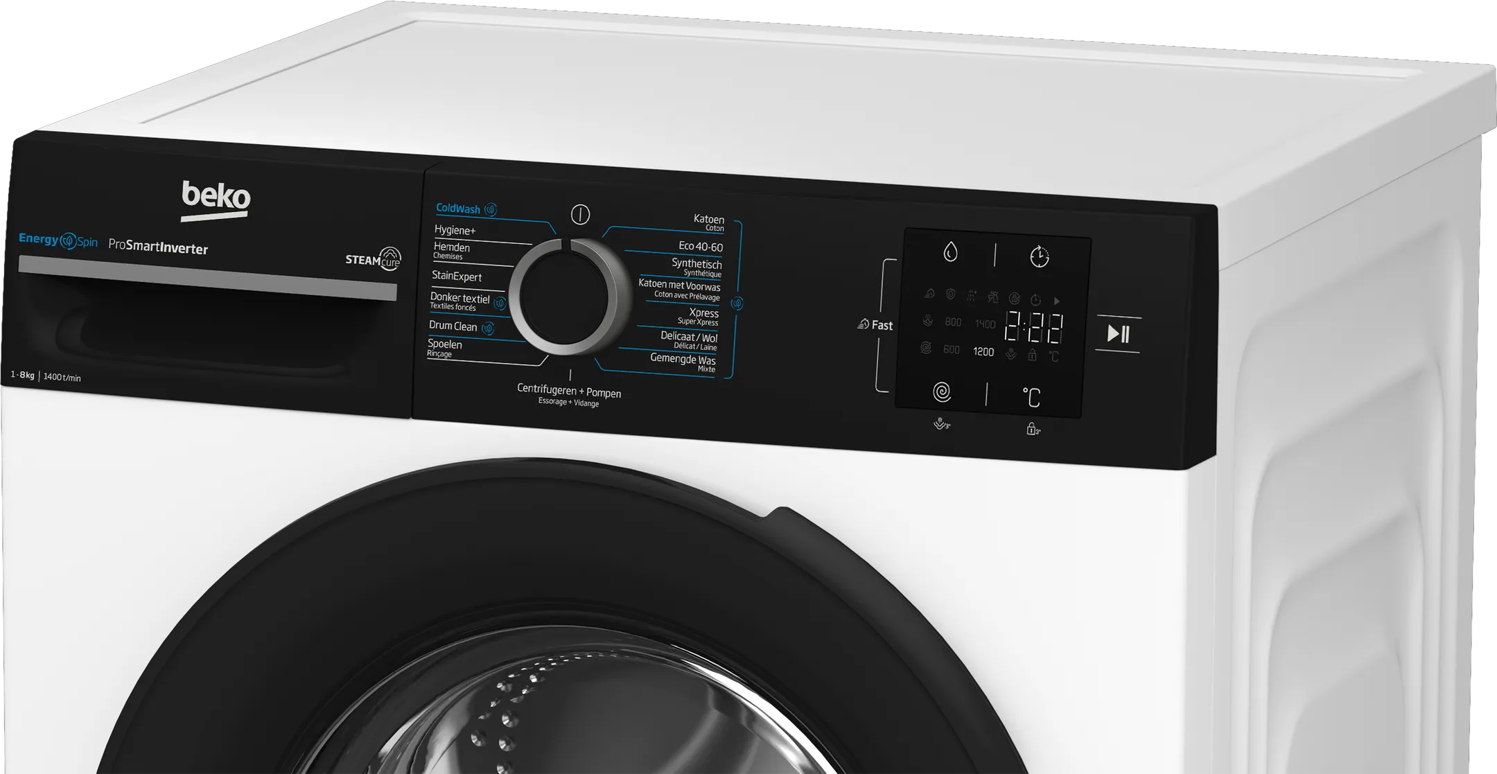 Beko Machine à laver BM3WFT3841B image