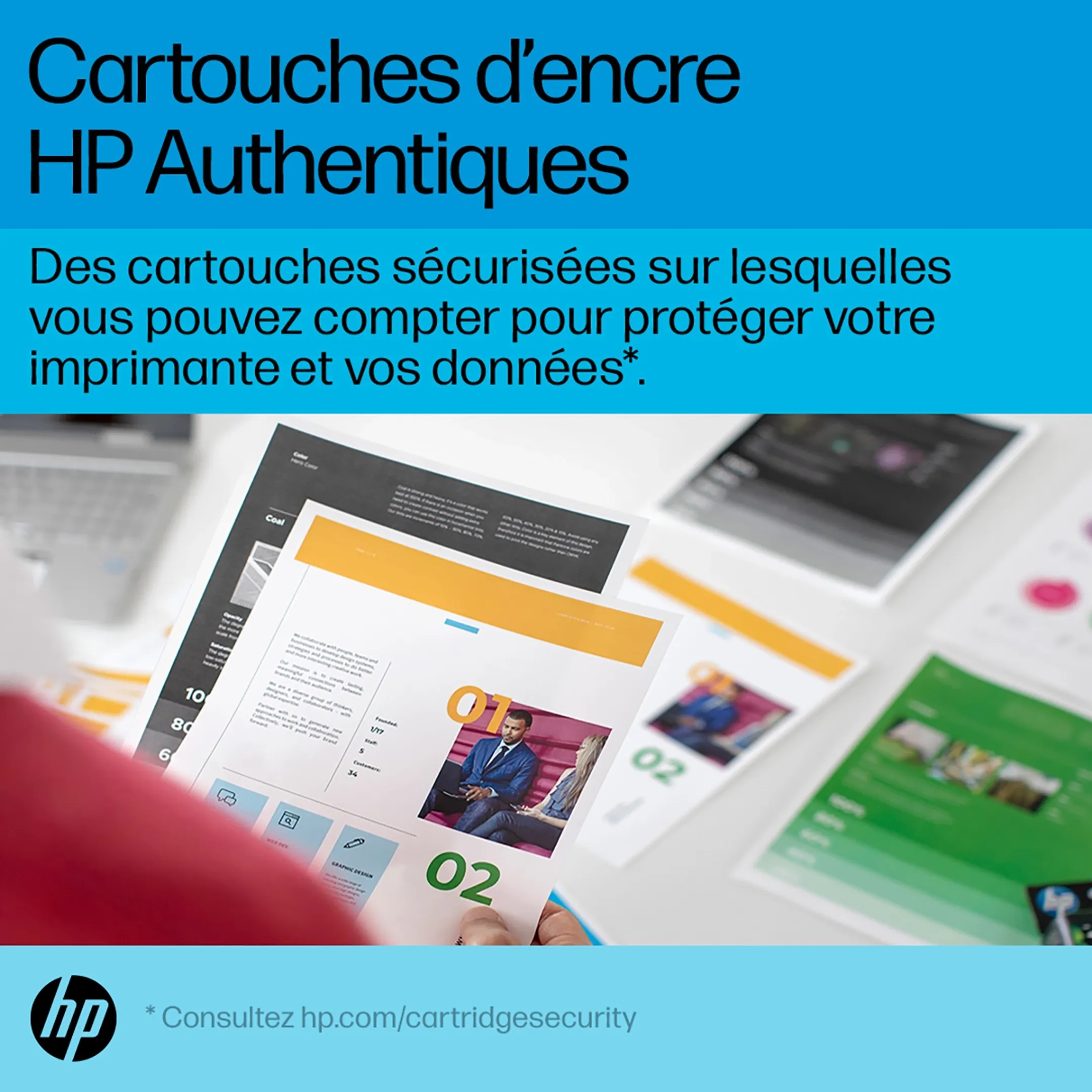 HP Cartouche d'encre 308 - 3 couleurs image