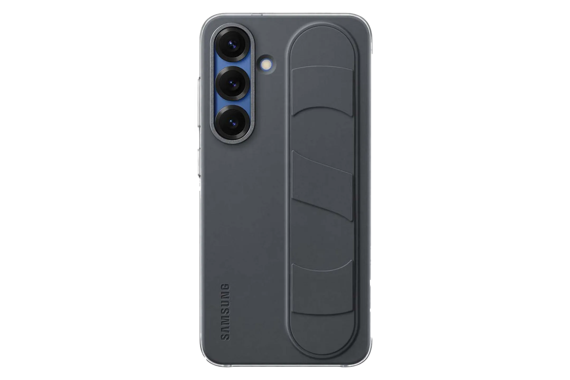 Standing Grip backcover voor Galaxy S25 - Zwart